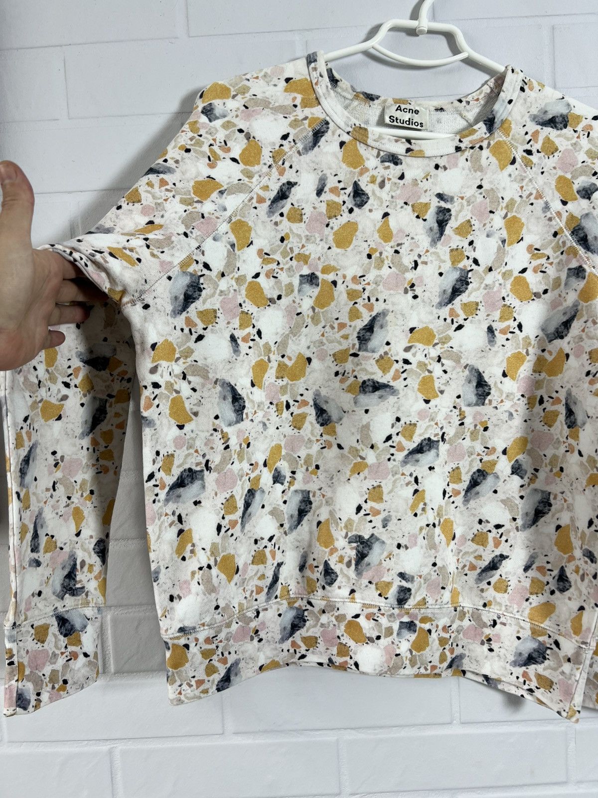 Acne Studios Acne Studios Men's College Print Sweatshirt Cotton Size S Size US S / EU 44-46 / 1 - 2 Thumbnail