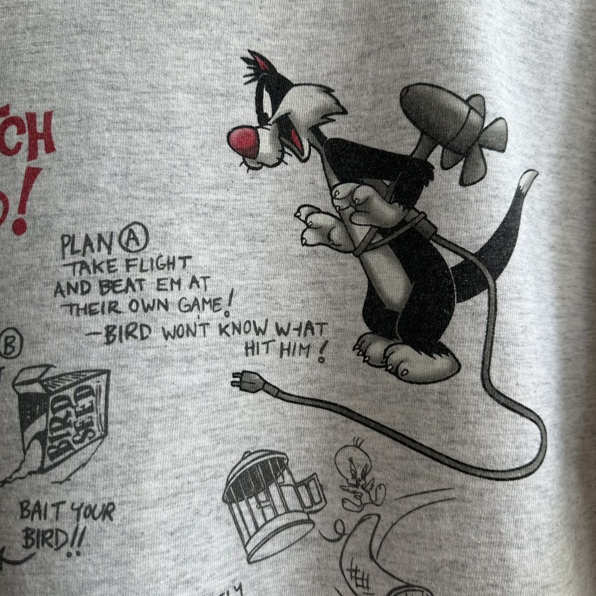 Warner Bros Vintage 1996 Looney Tunes Warner Bros Single Stitch Tee Size US XL / EU 56 / 4 - 5 Thumbnail