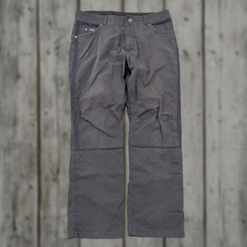 EUC KUHL RADIKL Size 36 x 32 Men Gray Pants Stretch Canvas Hiking Work T1448