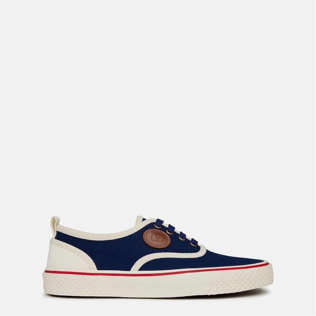 Valentino o1g2r1mq0526 Canvas Trainers in Indigo/Ivory Size US 10 / EU 43 - 1 Thumbnail
