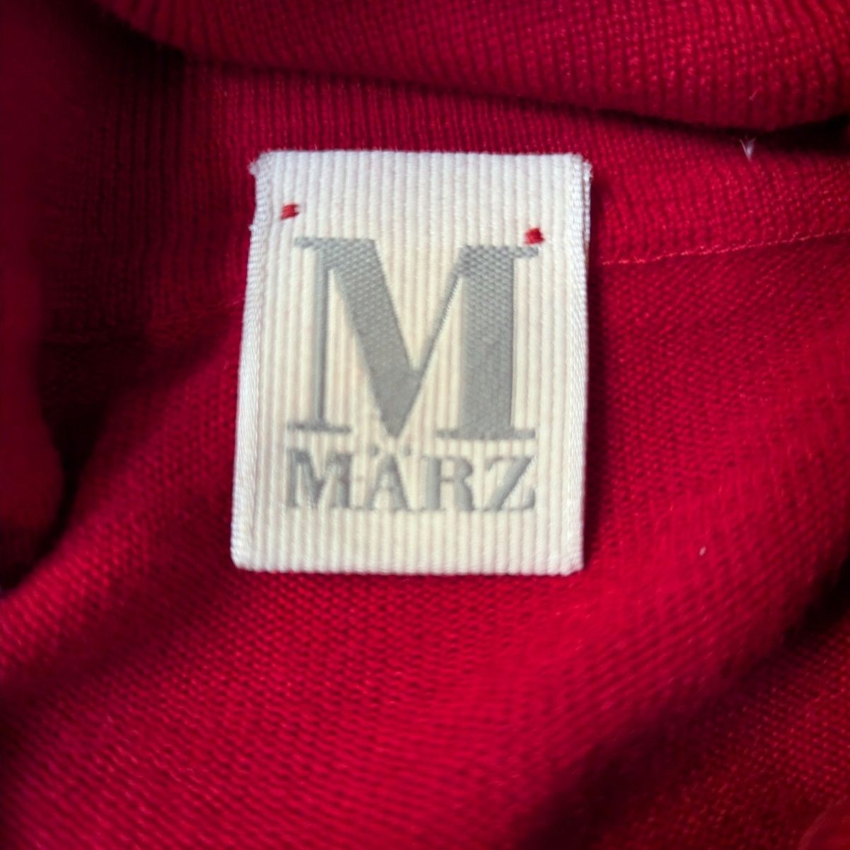 Other Marz Wool Turtleneck Sweater Red Size 14 Size XL / US 12-14 / IT 48-50 - 4 Thumbnail