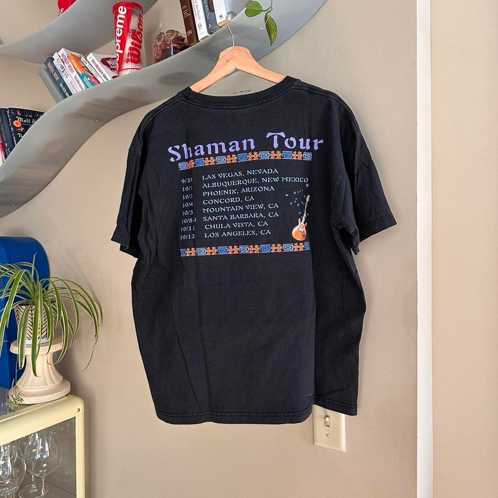 Band Tees × Vintage Vintage Carlos Santana Band Shirt Size US L / EU 52-54 / 3 - 6 Thumbnail