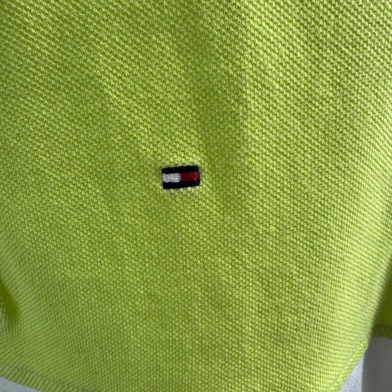 Tommy Hilfiger Tommy Hilfiger Polo Shirt Green Big Logo Short Sleeve XXS Size US XXS / EU 40 - 4 Thumbnail