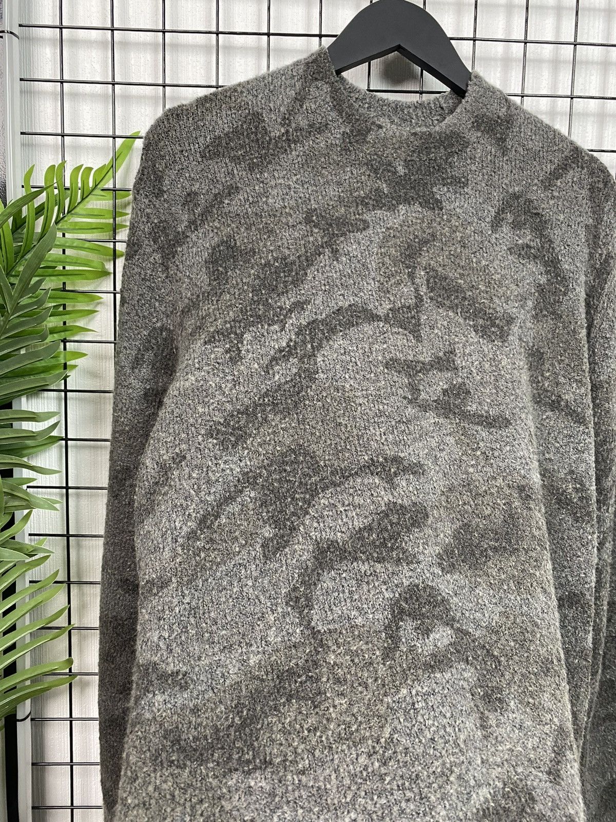 Allsaints × Designer AllSaints Camo sweater mohair men M size y2k Avant-garde Size US M / EU 48-50 / 2 - 8 Thumbnail