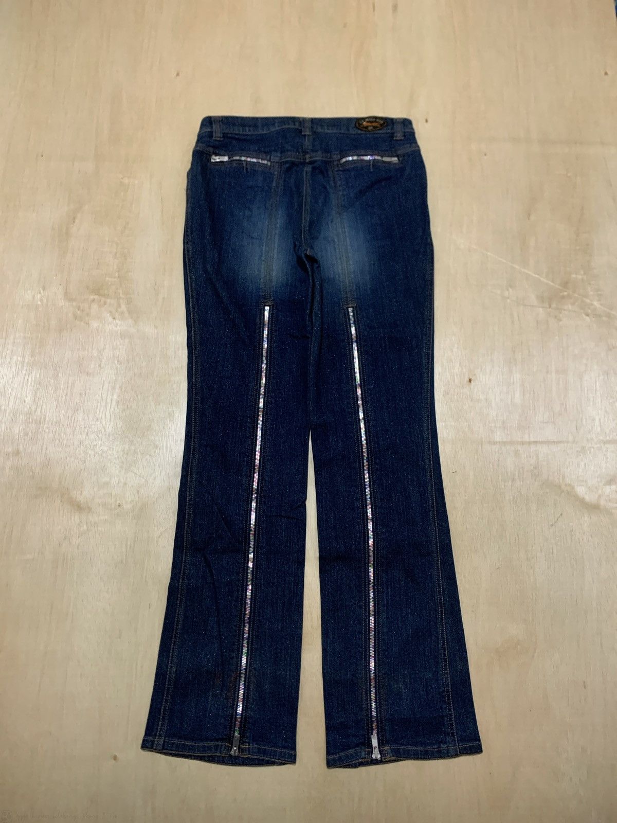 14th Addiction × 20471120 × Japanese Brand Vintage Japanese La Moda Goji Multi Zipper Denim Jeans Size US 30 / EU 46 - 2 Thumbnail