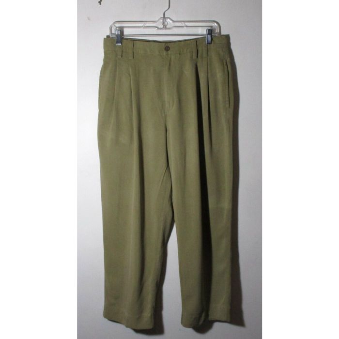 Tommy Bahama - Green Casual Pants Cotton Tencel Lyocell