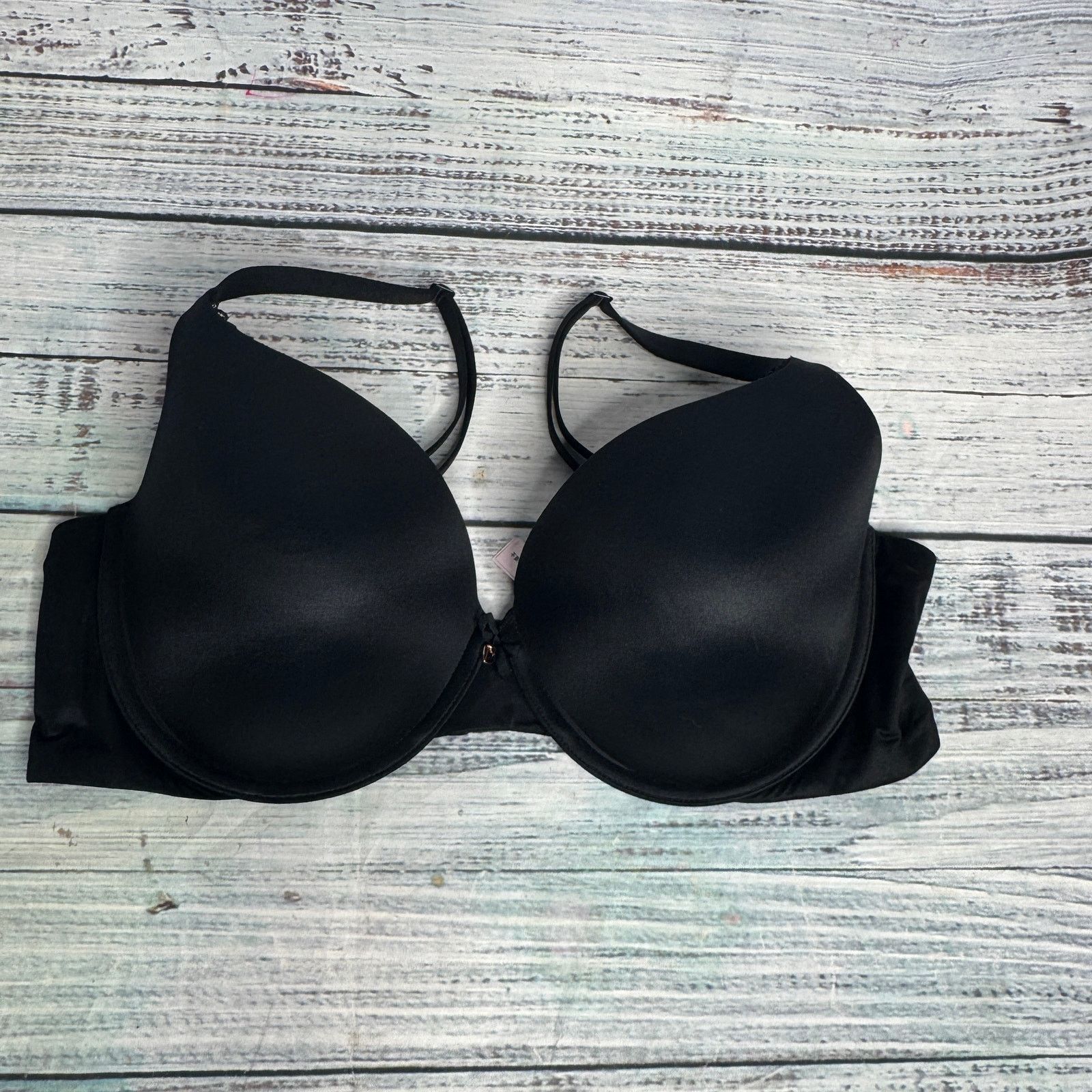 Victoria's Secret Victoria's Secret Perfect Shape Push-Up Smooth Bra Black 38D Size ONE SIZE - 2 Thumbnail