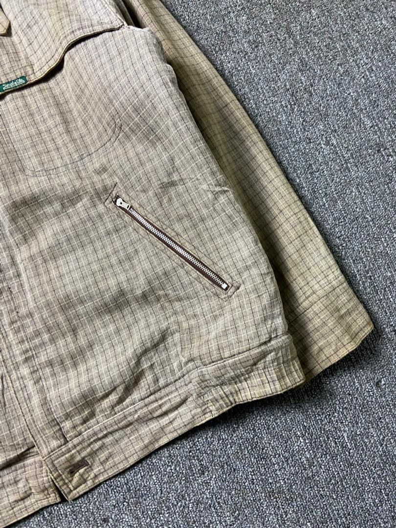 Japanese Brand Simple Life Brand Checkered Light Jacket (181) Size US M / EU 48-50 / 2 - 8 Thumbnail