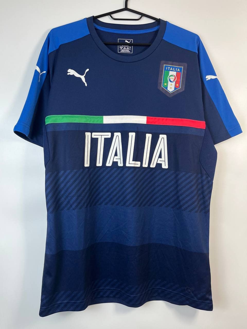 Puma ITALY 2016 2017 HOME SHIRT PUMA FOOTBALL JERSEY SIZE L Size US L / EU 52-54 / 3 - 1 Thumbnail