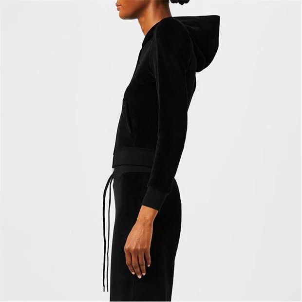 Balenciaga o1g2r1mq0924 Round Shoulder Zip Up Hoodies in Black Size L / US 10 / IT 46 - 4 Thumbnail