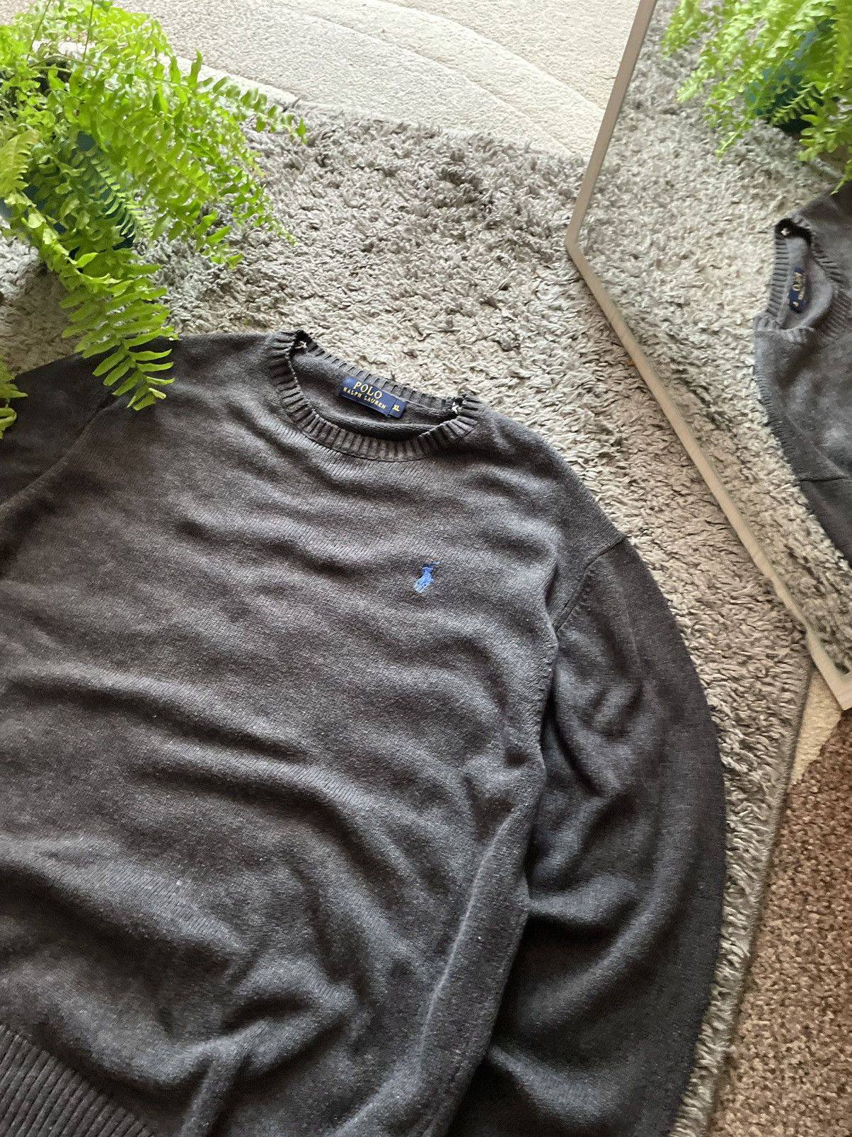 Polo Ralph Lauren × Vintage Polo Ralph Lauren Sweater Streetwear Vintage Basic Logo Rare Size US XL / EU 56 / 4 - 4 Thumbnail
