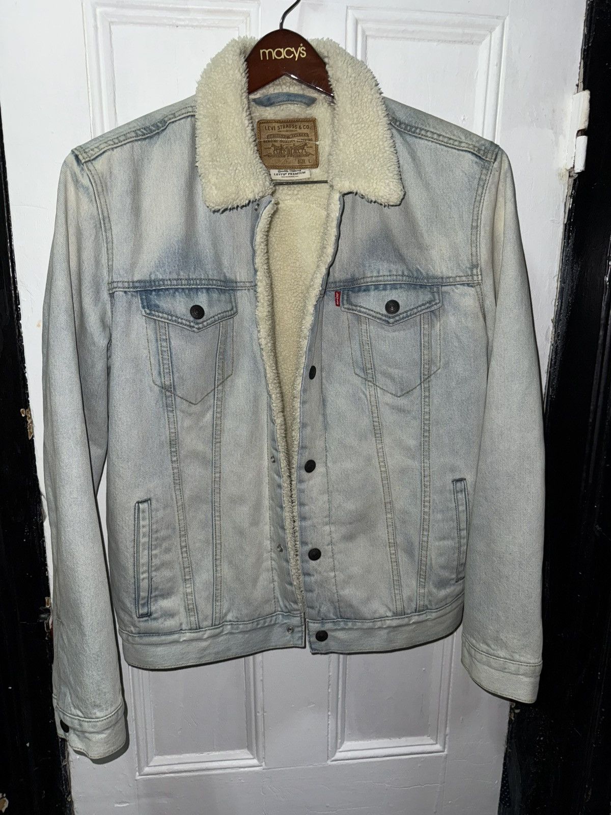 Levi's Levi’s Sherpa Jacket custom Brooklyn back patch Large Size US L / EU 52-54 / 3 - 2 Thumbnail