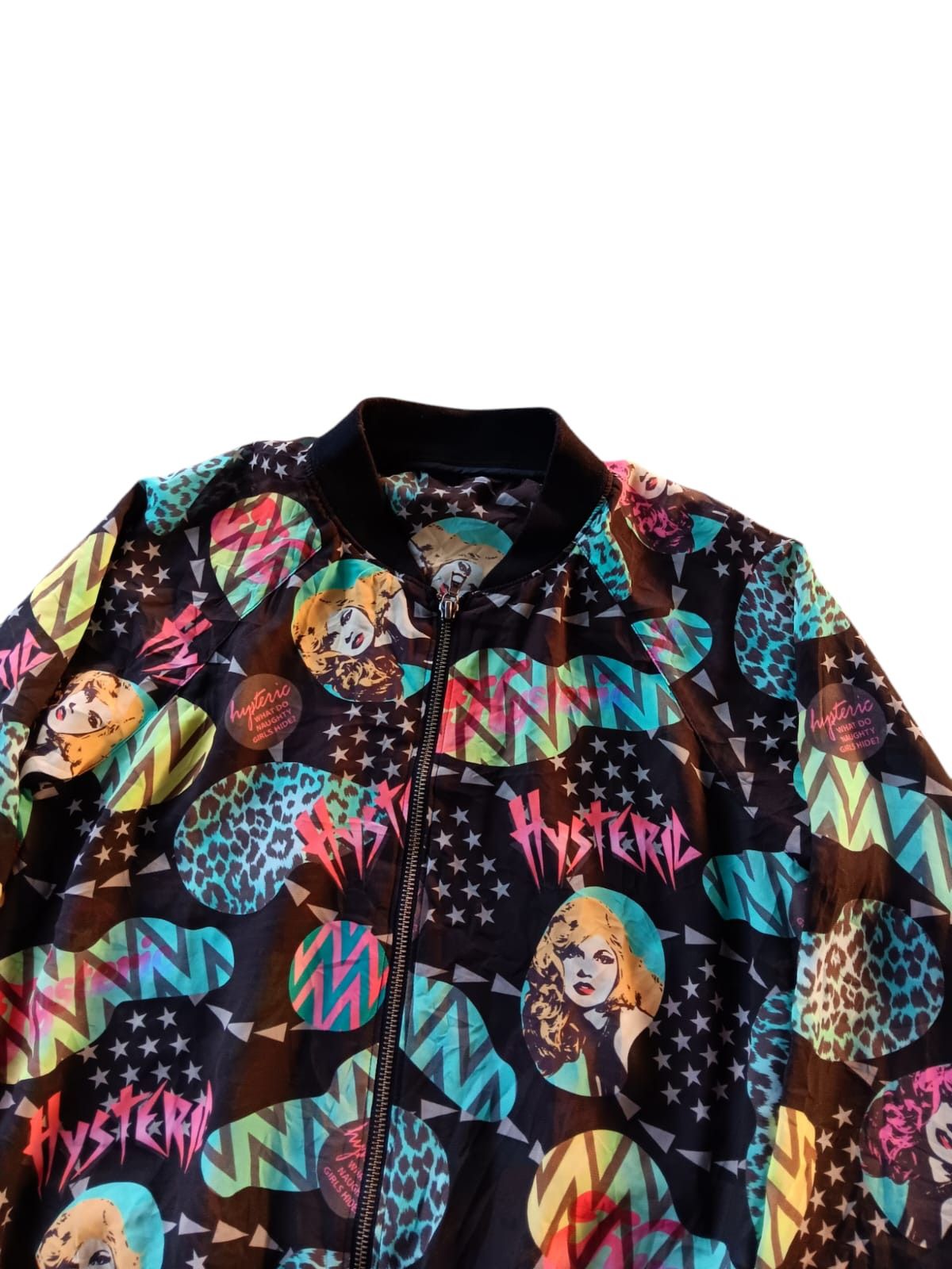 Hysteric Glamour HYSTERIC GLAMOUR FULL PRINT SILK BOMBER JACKET Size M / US 6-8 / IT 42-44 - 3 Thumbnail