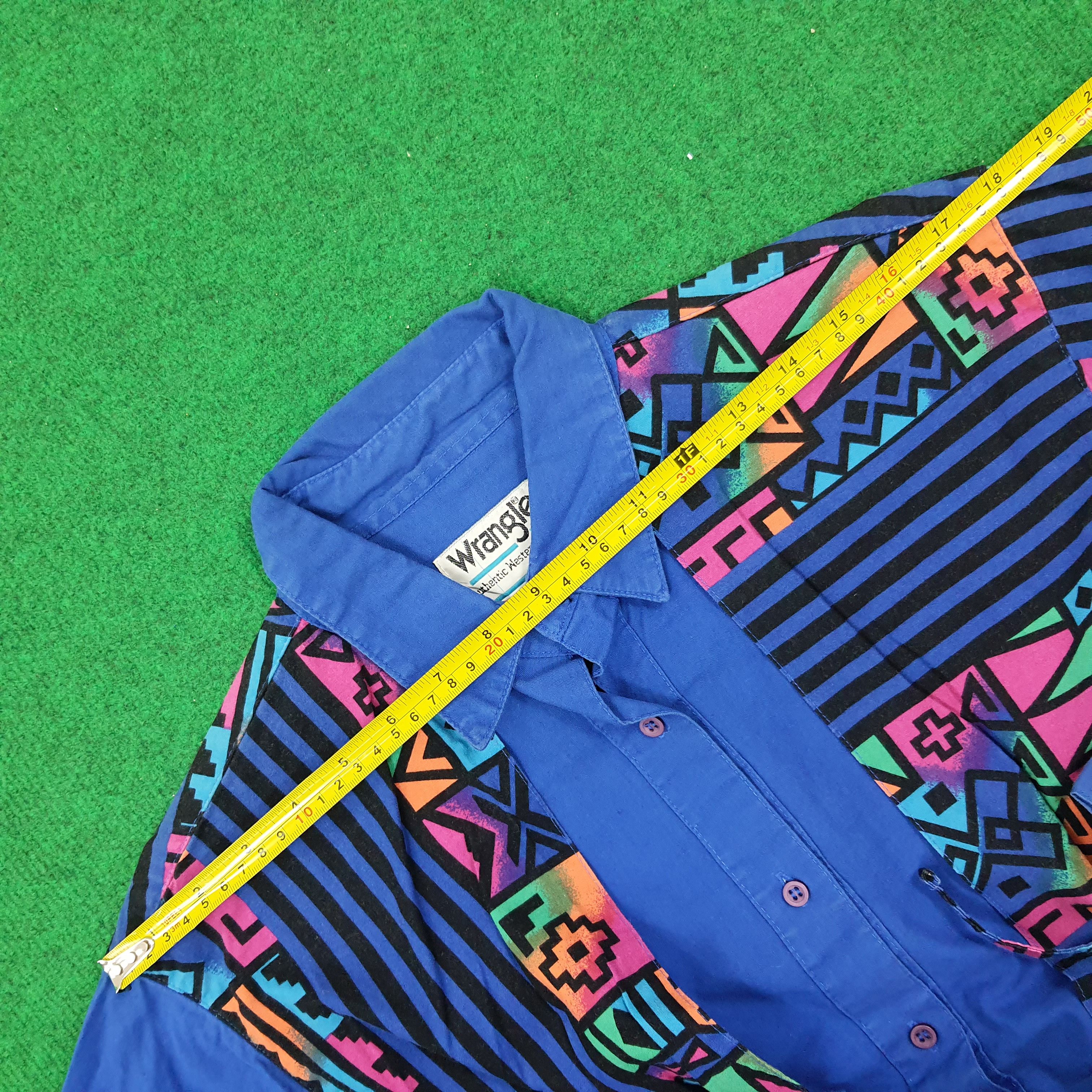 Vintage × Wrangler Vintage Wrangler America Style Rare Design Shirt Size US S / EU 44-46 / 1 - 7 Thumbnail