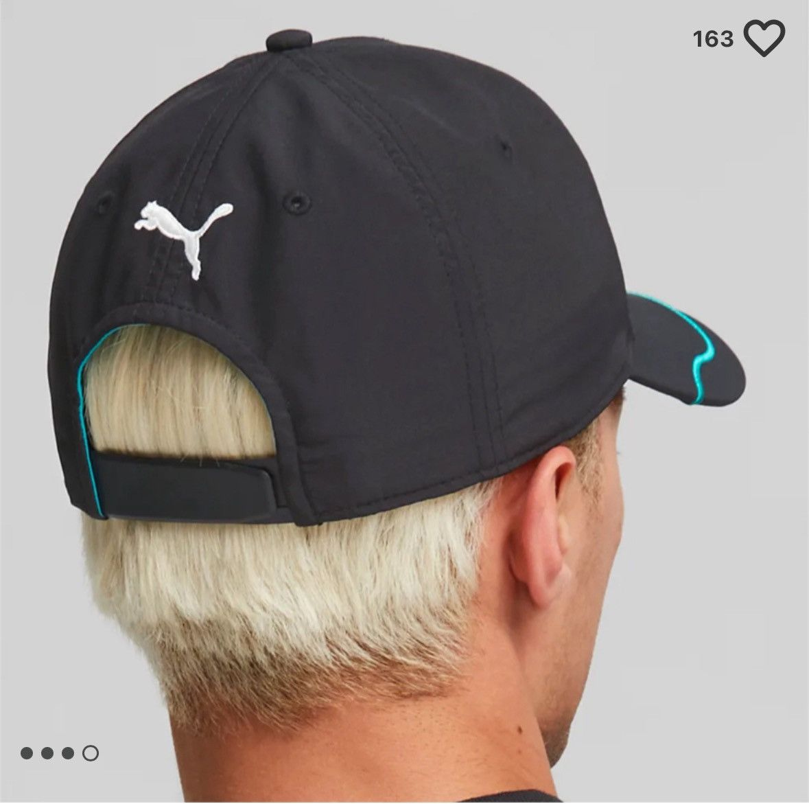 Mercedes-Benz Mercedes Benz AMG Petronas Motorsport Black Cap Puma Size ONE SIZE - 4 Thumbnail