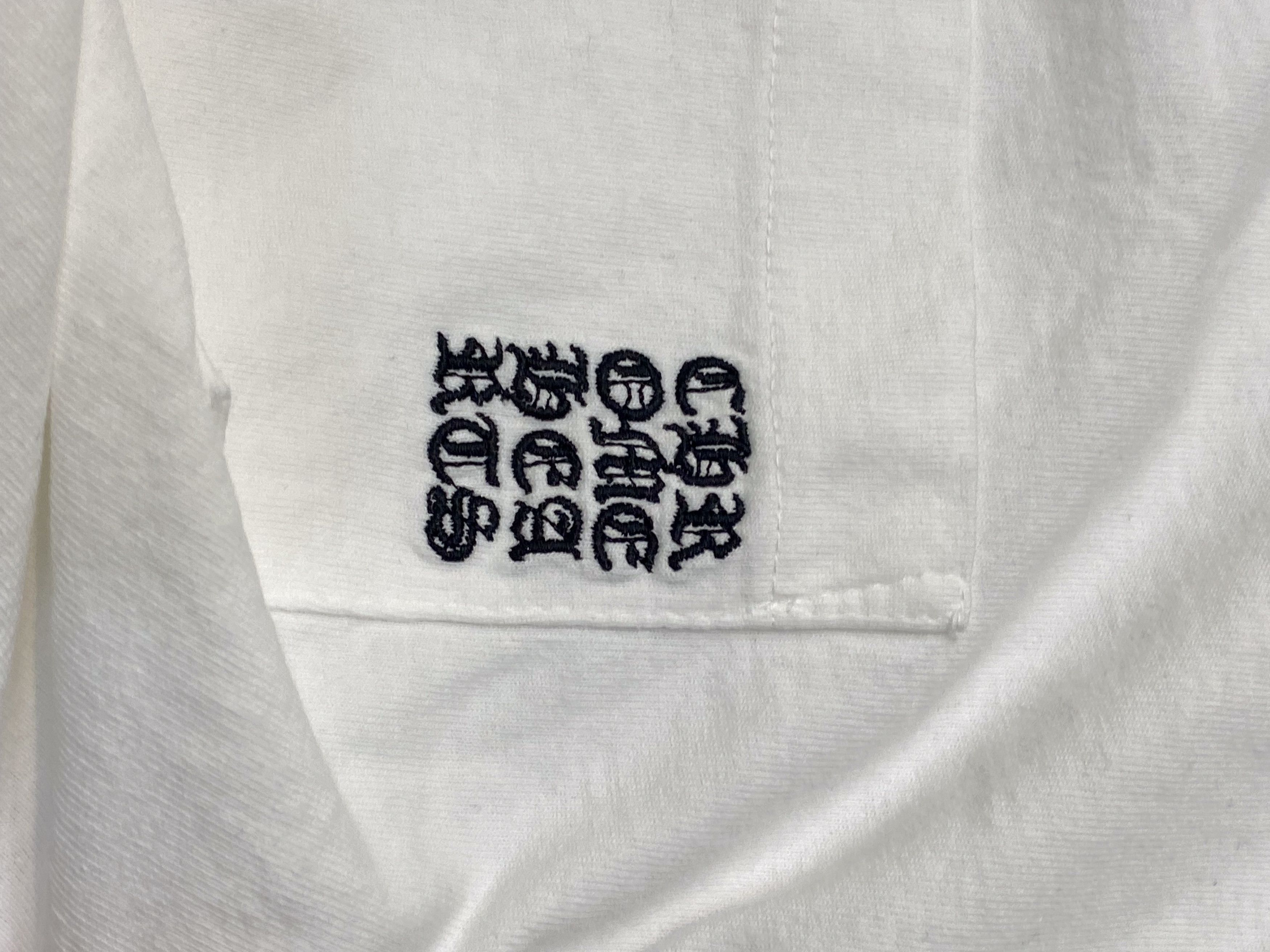 Chrome Hearts CHROME HEARTS Premium Embroidered Eyechart Long Sleeve WHITE Size US L / EU 52-54 / 3 - 6 Thumbnail