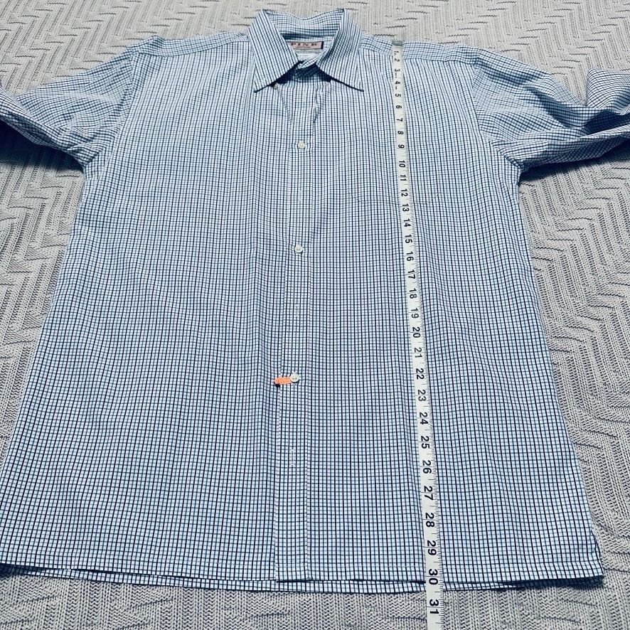 Thomas Pink Thomas Pink Traveller blue plaid button down Size US XXL / EU 58 / 5 - 7 Thumbnail
