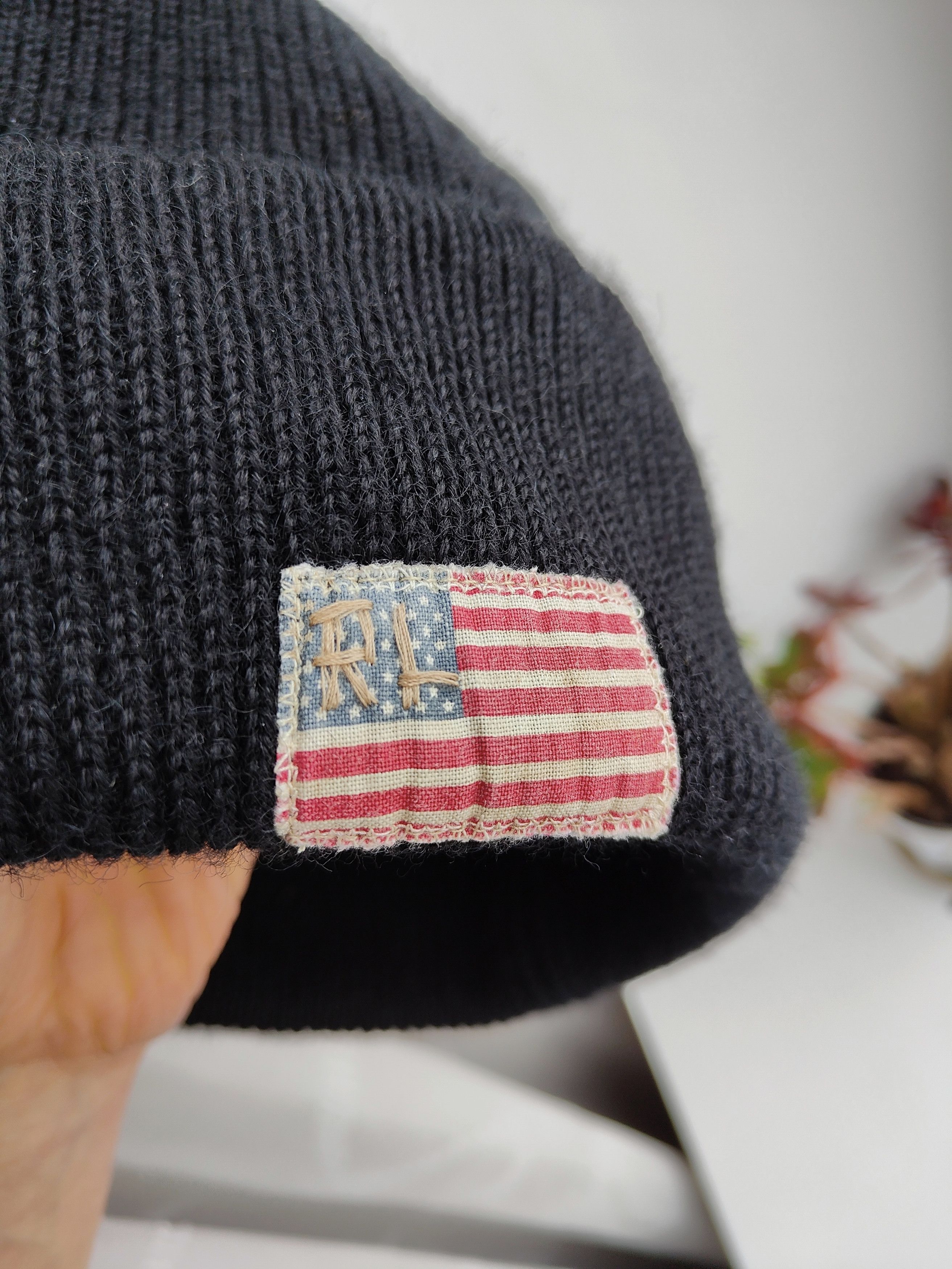 Ralph Lauren Vintage Polo Ralph Lauren Wool Beanie Hat Polo Jeans RL USA Size ONE SIZE - 6 Thumbnail