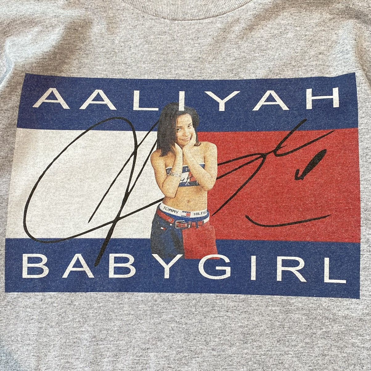 Vintage Early 2000 Alliyah Baby Girl L/S Rap Tee( Hip Hop)