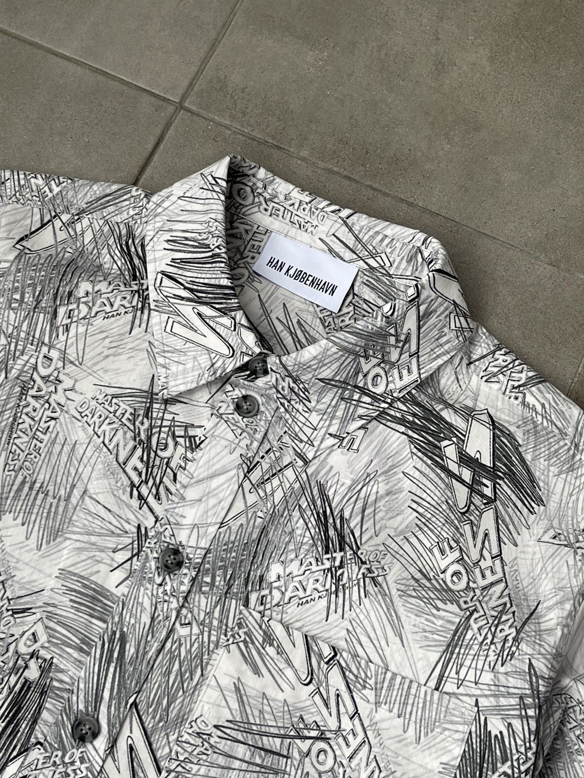 Han Kjobenhavn !DS! FW22 Han Kjobenhavn "Master Of Darkness" Shirt Size US M / EU 48-50 / 2 - 12 Thumbnail