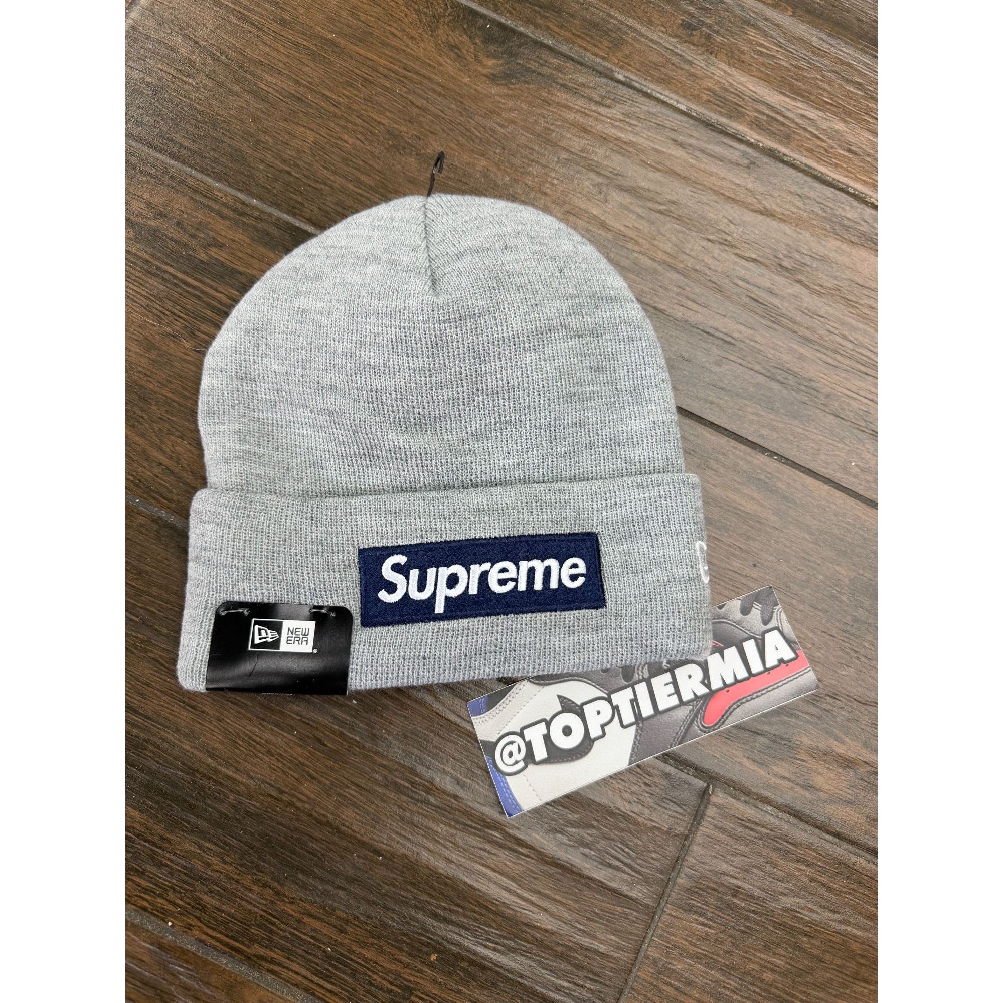 New Era × Supreme Supreme New Era Box Logo Beanie | Grailed