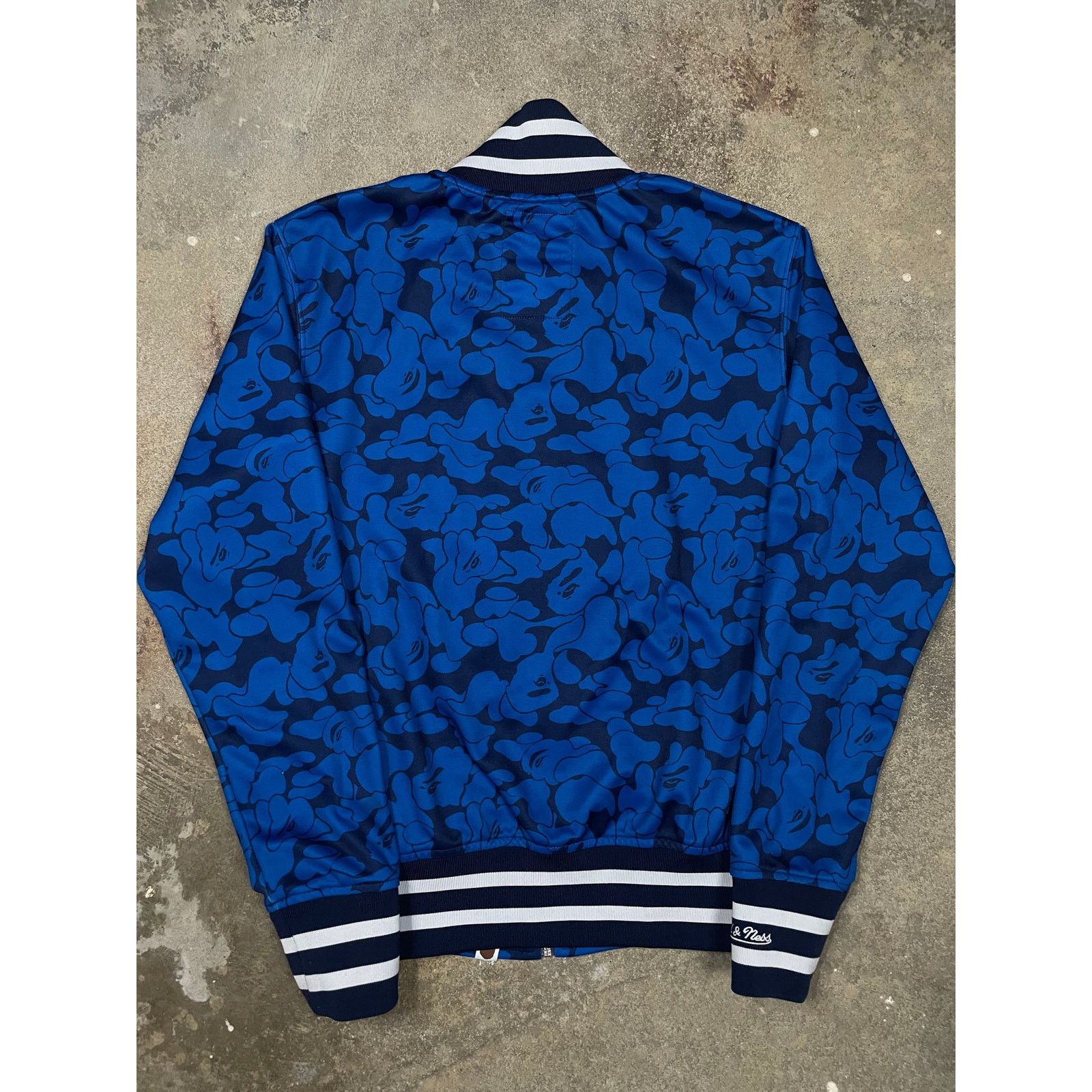 Bape Bape Yankee Mitchell & Ness Blue Jacket Medium Size US M / EU 48-50 / 2 - 2 Thumbnail