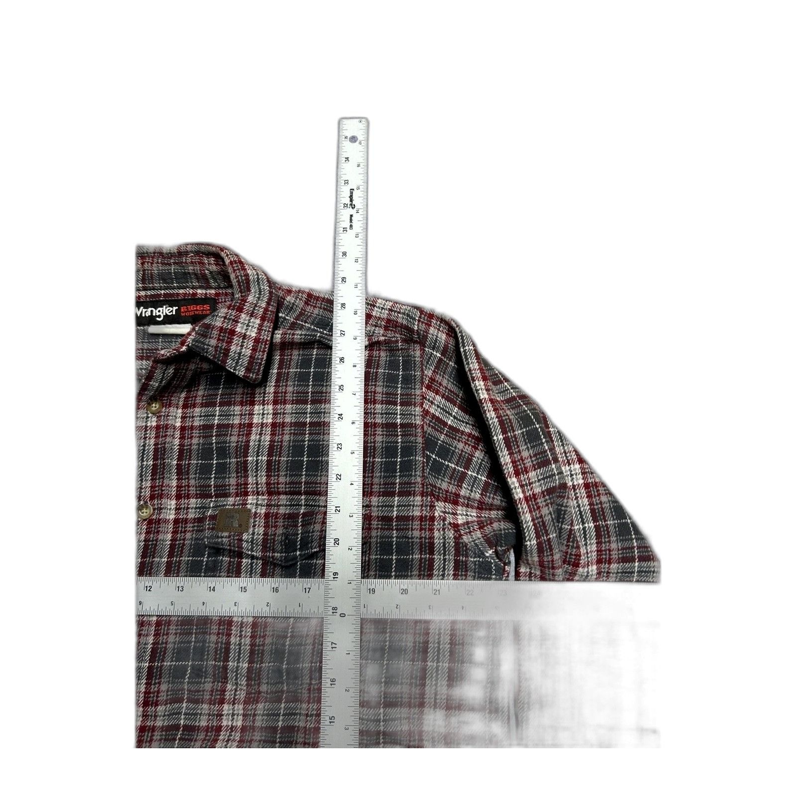 Wrangler Wrangler Riggs Workwear Shirt Men's XL T Flannel Plaid L/S R Size US XL / EU 56 / 4 - 4 Thumbnail