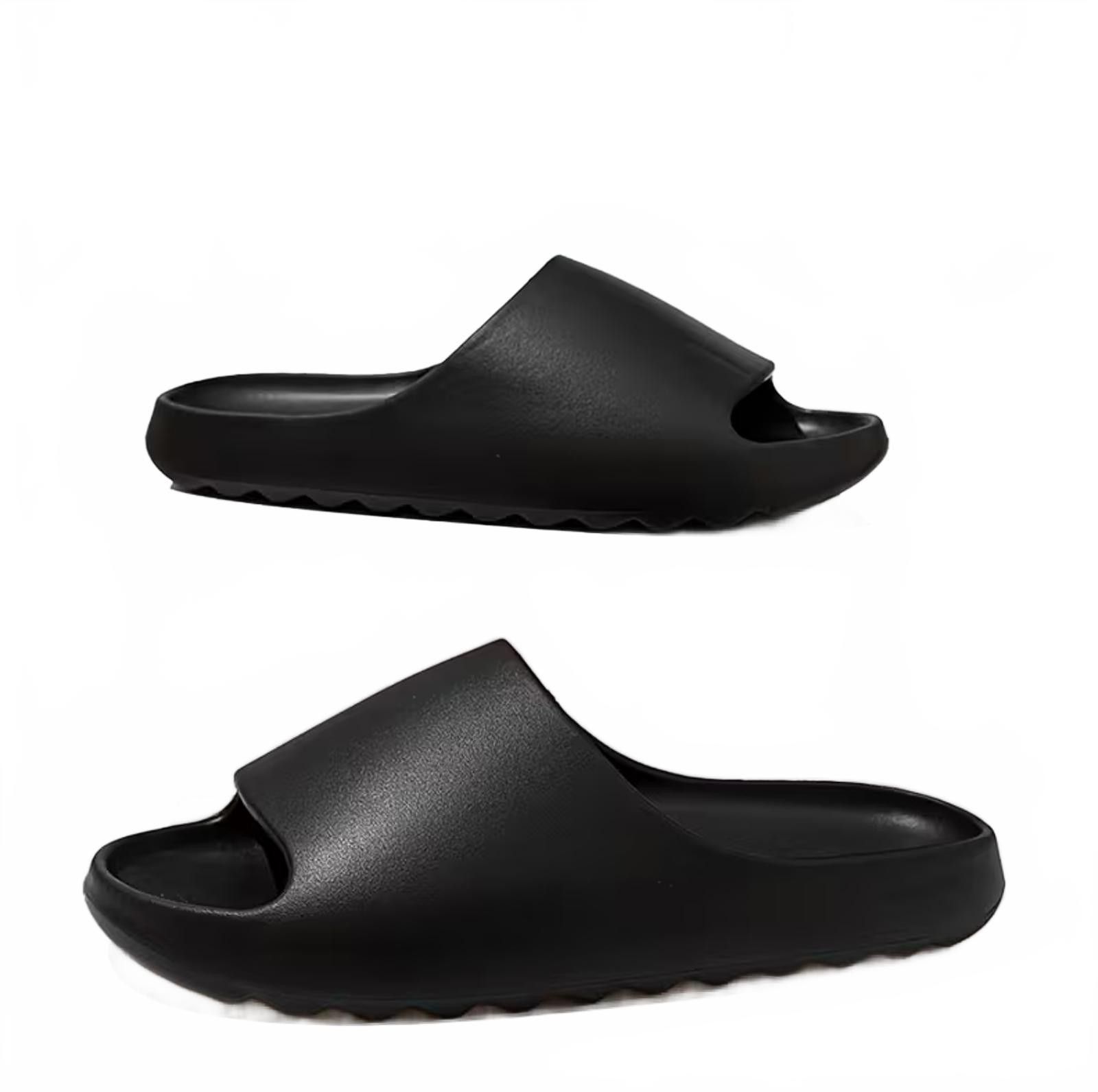 Other Sleek Black Slide Sandals - Size 6, Step into Chill! Size ONE SIZE - 2 Thumbnail