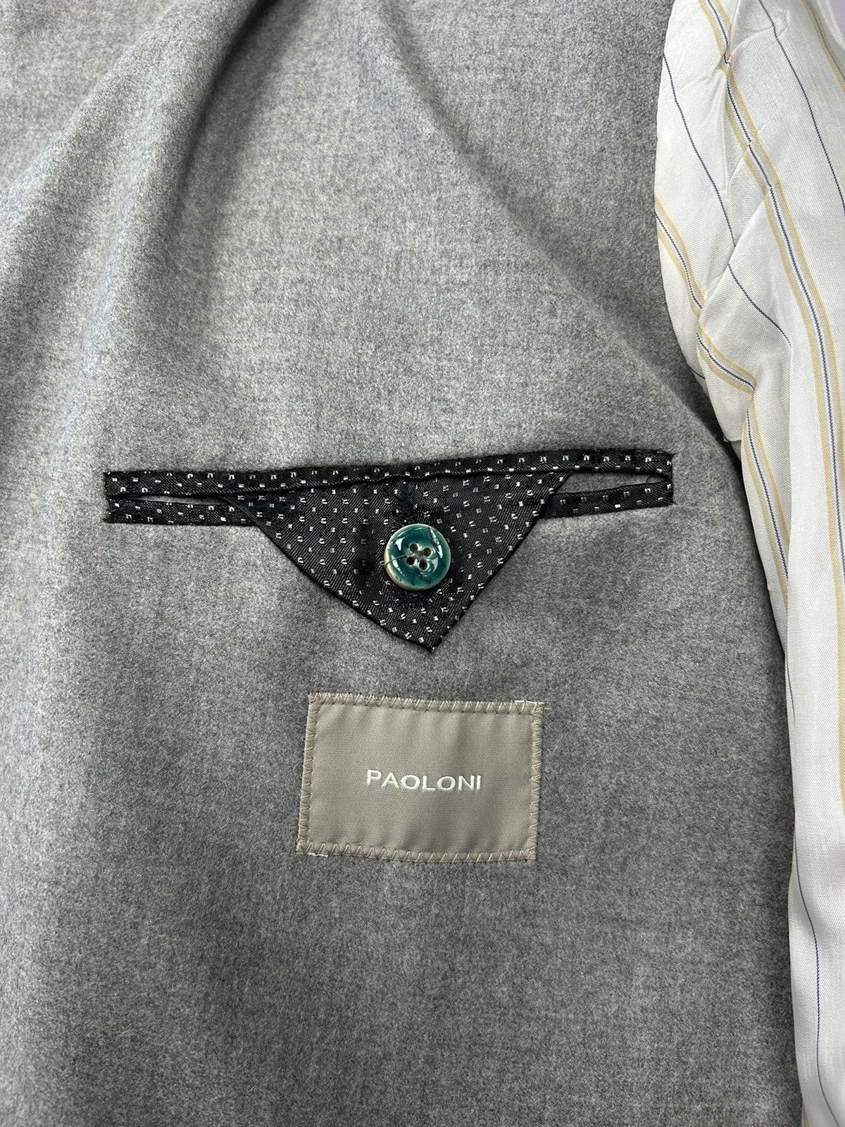 Designer × Paoloni Paoloni Quarantotto Double Breasted Wool Unlined Blazer EU46 Size 36R - 16 Thumbnail
