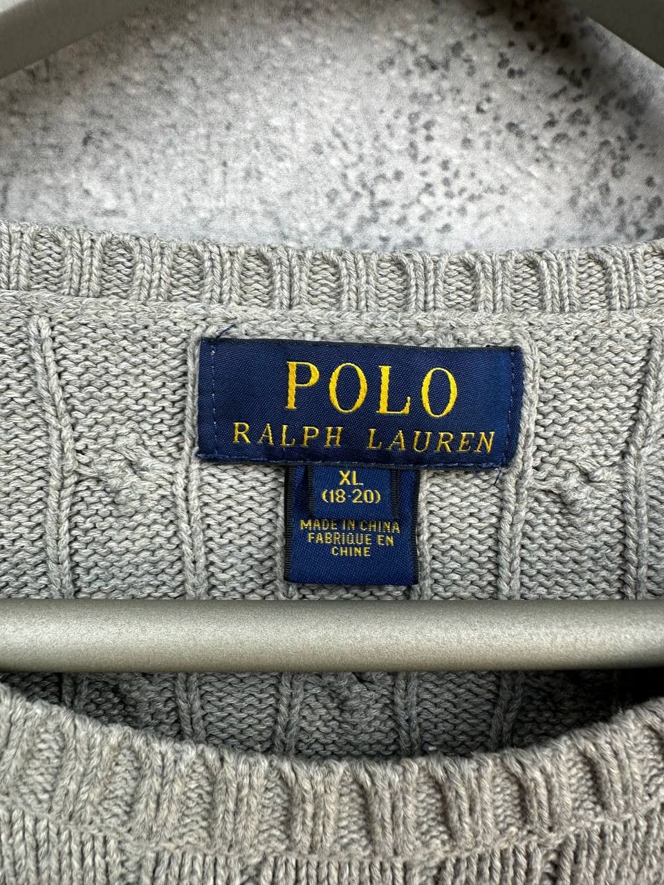 Polo Ralph Lauren Polo Ralph Lauren Cable Knit Crew Neck Sweater Gray LS Size XL / US 12-14 / IT 48-50 - 11 Thumbnail