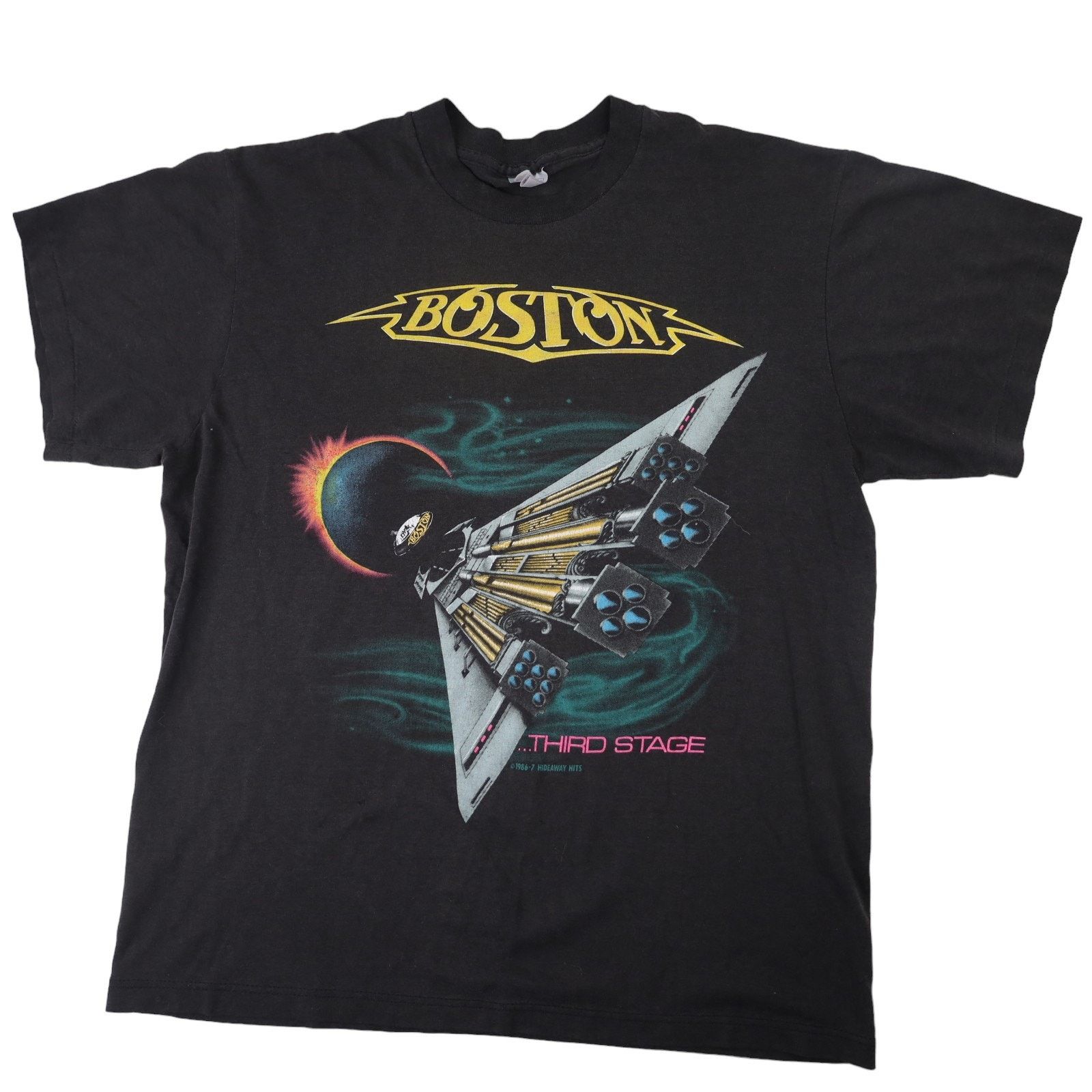 Band Tees × Vintage Vintage 80s Boston Third Stage Album Graphic T Shirt Size US L / EU 52-54 / 3 - 1 Thumbnail