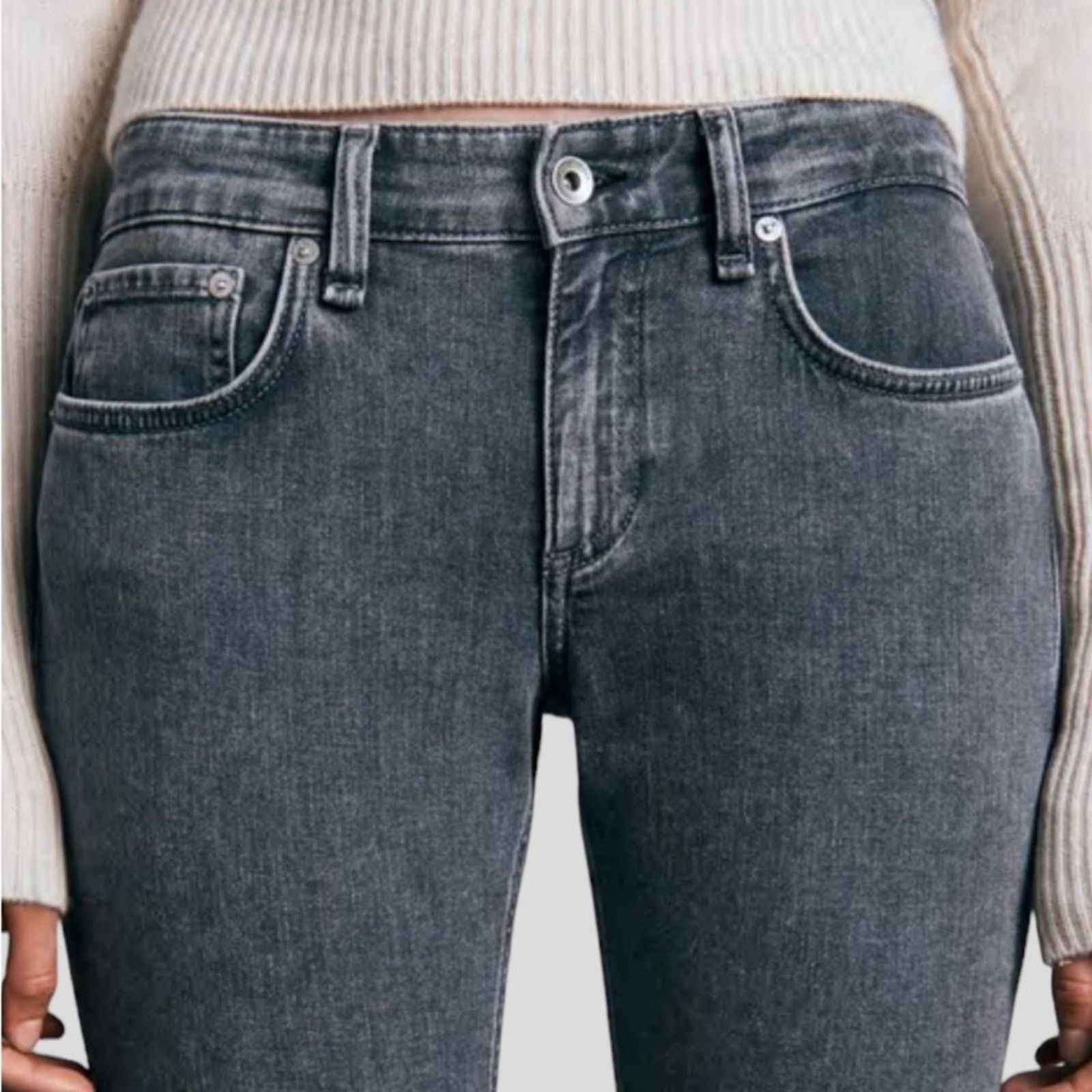 Rag & Bone Rag & Bone Gray Jeans | Size 26 Size 26" / US 2 / IT 38 - 7 Thumbnail