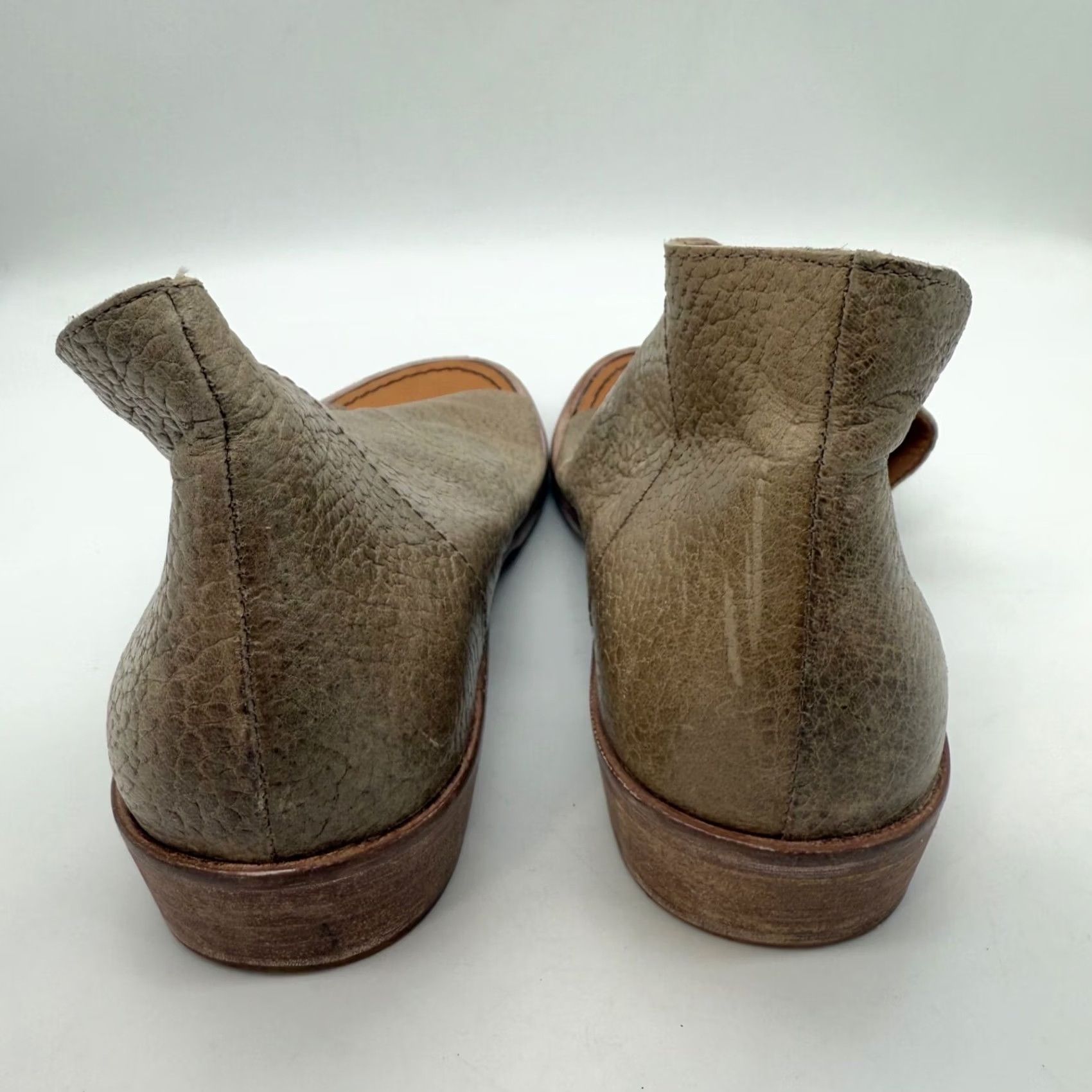 Free People Free People Mont Blanc Sandal Womens Sandal 41/US 10 Leather Open Toe Beige Grayish Vintage? Size US 10 / IT 40 - 4 Thumbnail
