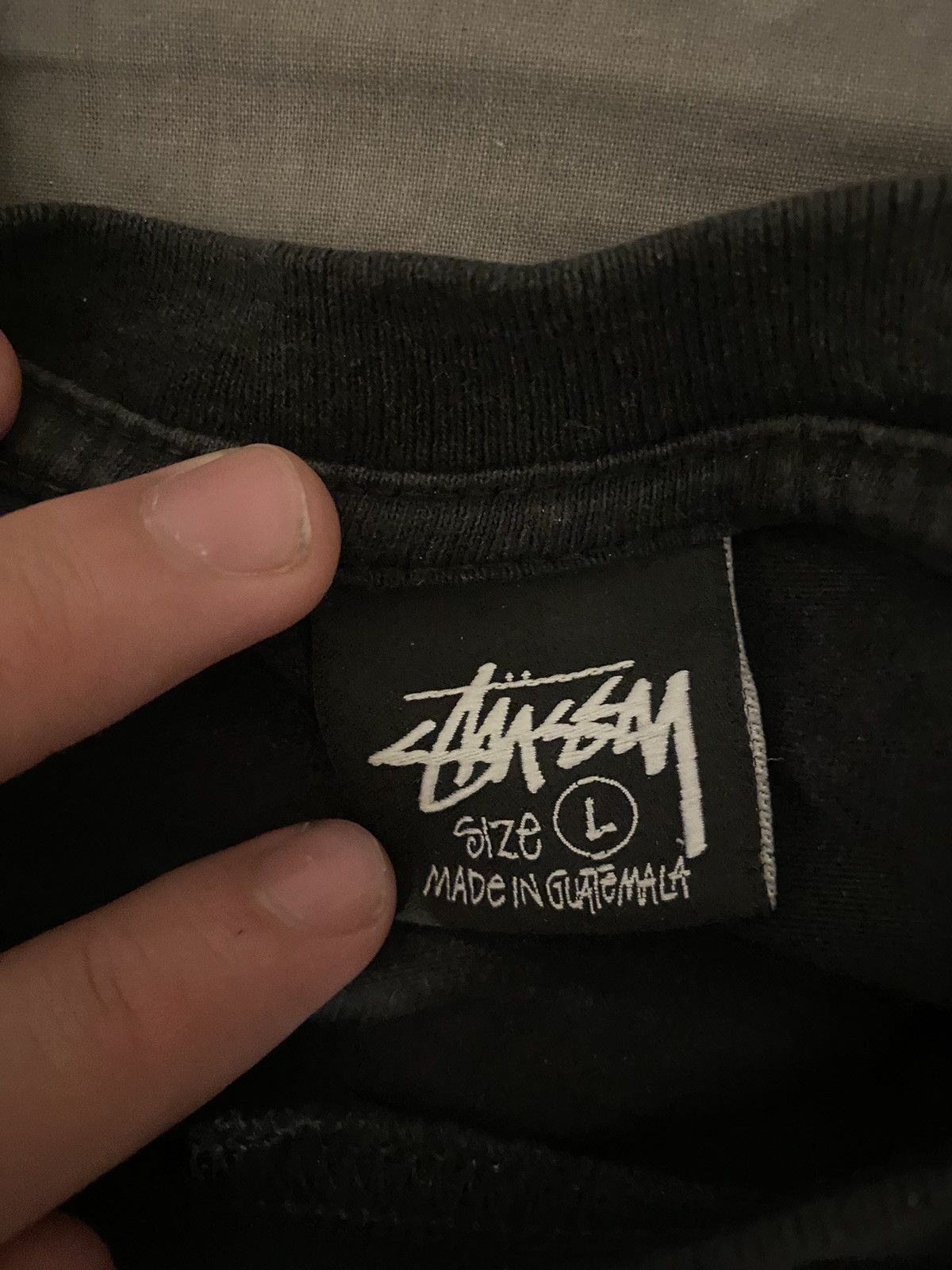 Stussy Stussy Logo L/S Size US L / EU 52-54 / 3 - 3 Thumbnail