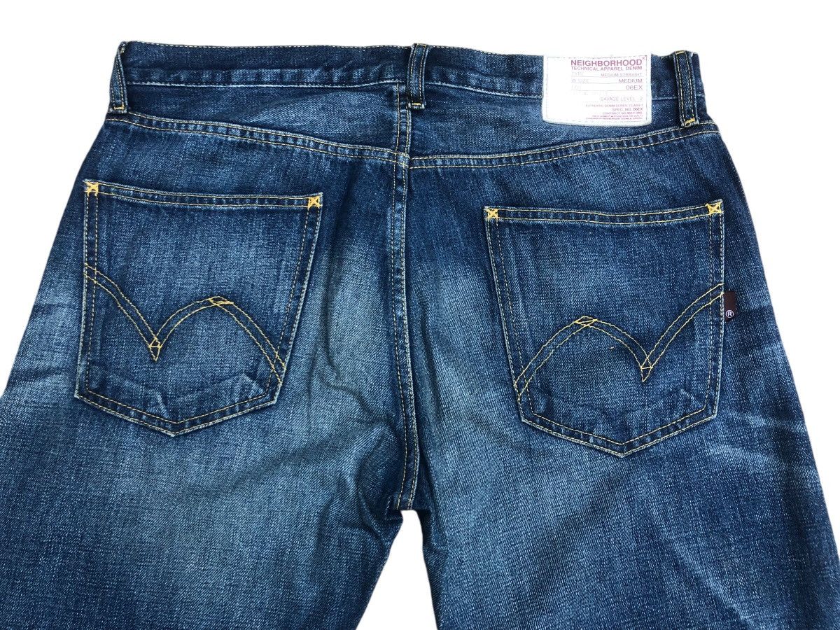 Japanese Brand × Neighborhood NEIGHBORHOOD Medium Straight Lot 06EX Selvedge Level2 Jeans Size US 34 / EU 50 - 9 Thumbnail