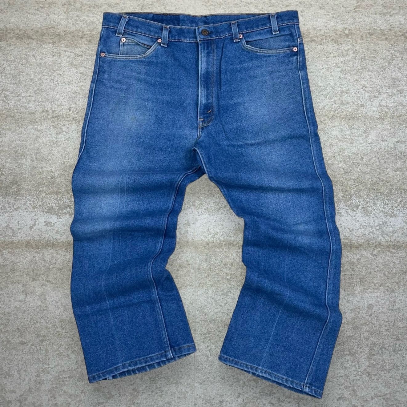 Levi's Vintage 90s Levis 517 Jeans 40x30 Bootcut Flared Medium Wash Size US 40 / EU 56 - 2 Thumbnail