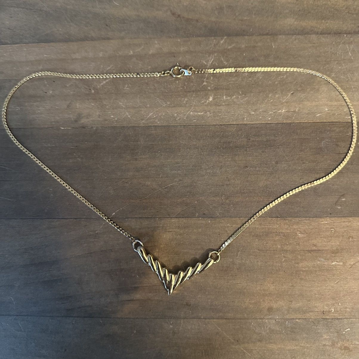 Vintage Vintage chevron necklace Size ONE SIZE - 4 Thumbnail