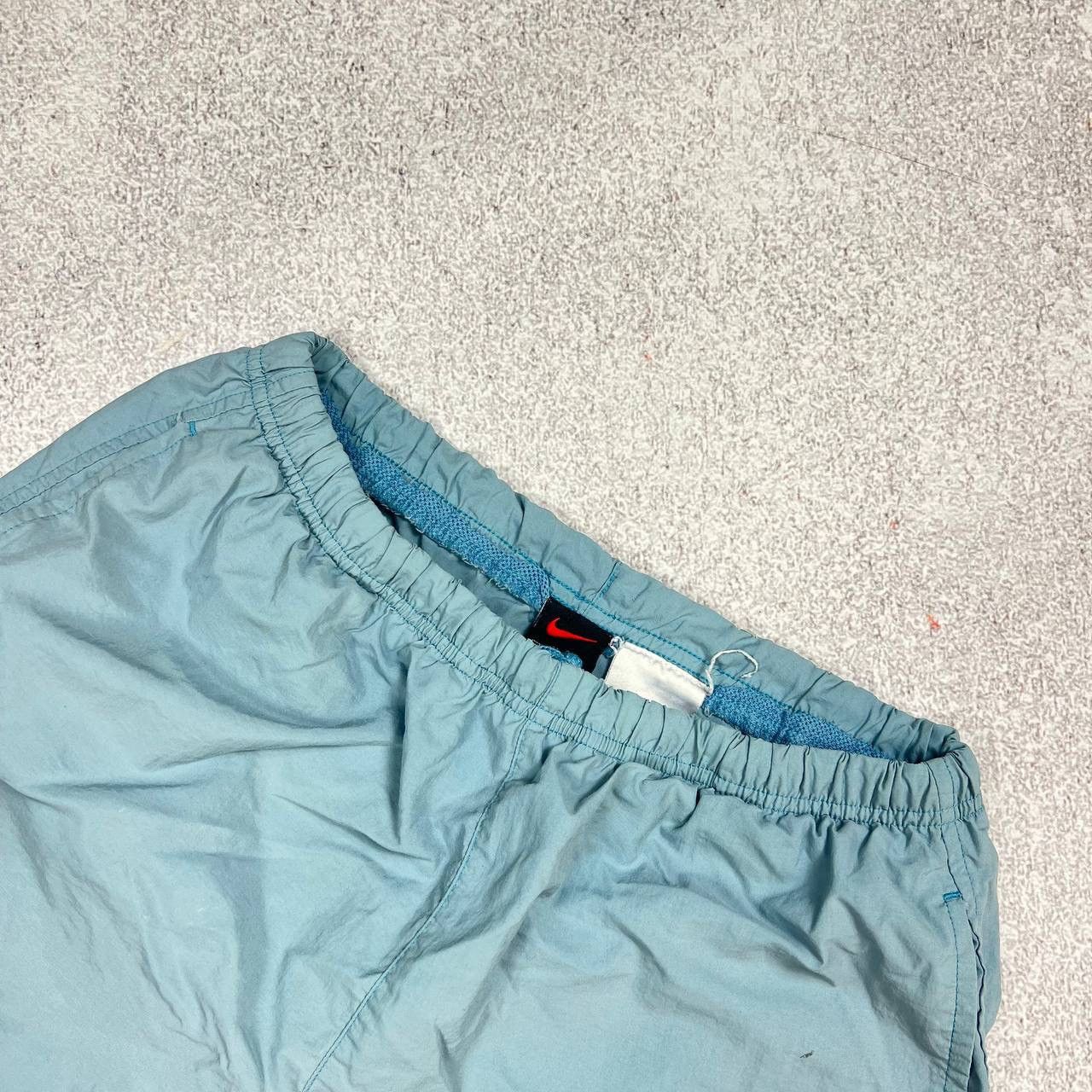 Nike Vintage Nike Small Swoosh Nylon Shorts 90s Size US 30 / EU 46 - 3 Thumbnail