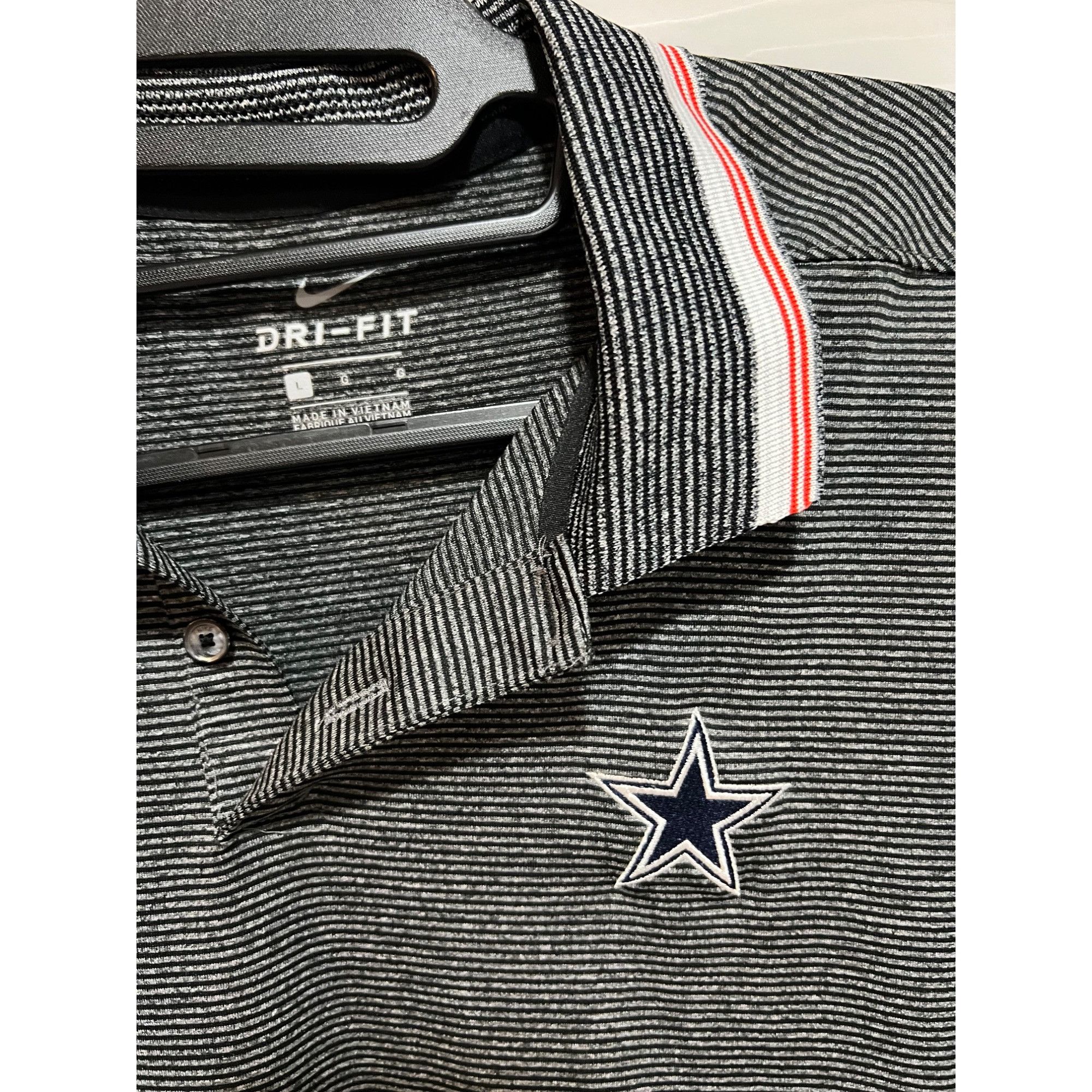 Nike Nike Dallas Cowboys Polo Shirt - Size L Size US L / EU 52-54 / 3 - 2 Thumbnail