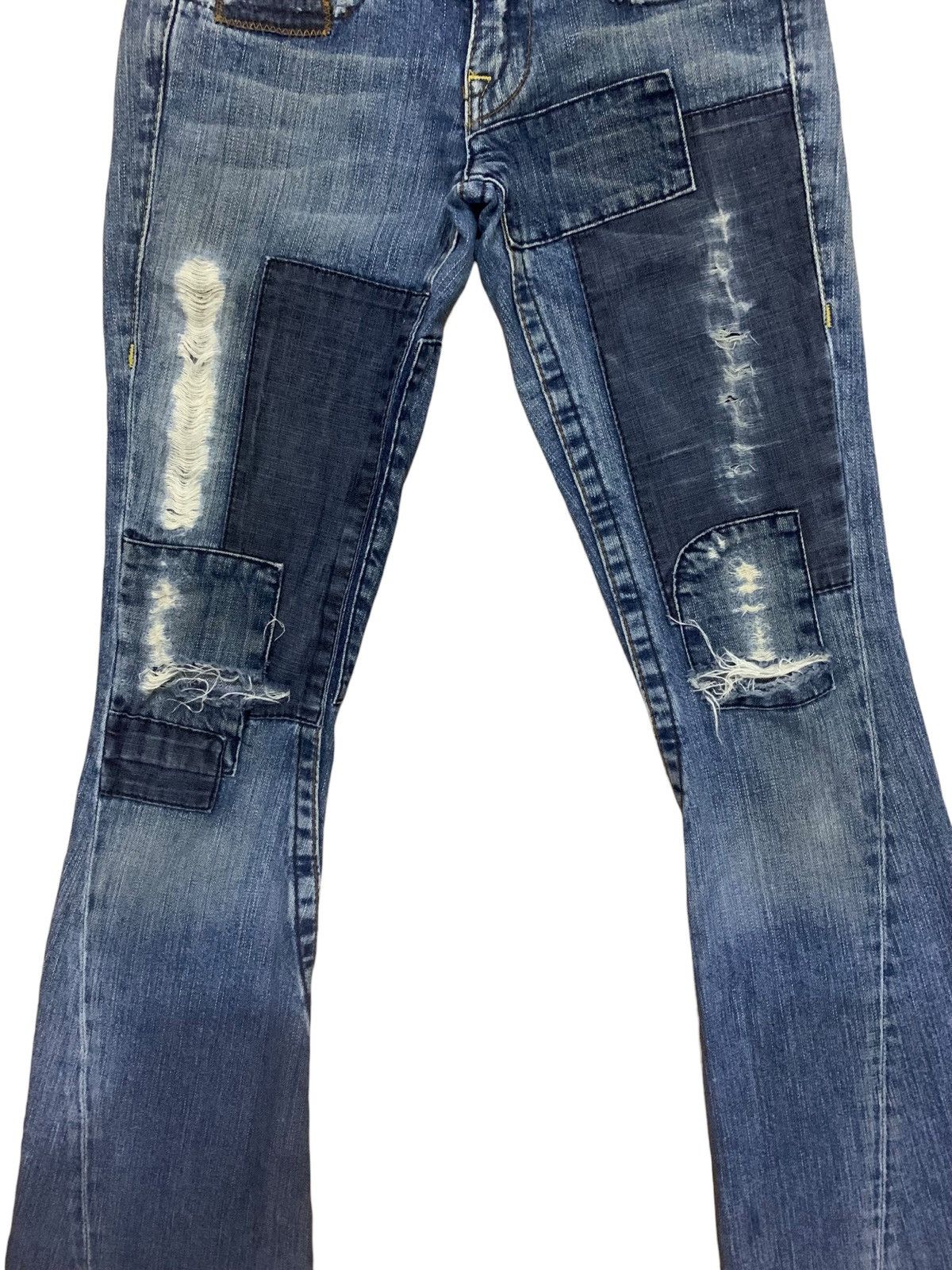 Beauty Beast × If Six Was Nine × True Religion 🔥Flare🔥 Vintage True Religion Section Joey Patches Jeans Size 26" / US 2 / IT 38 - 6 Thumbnail