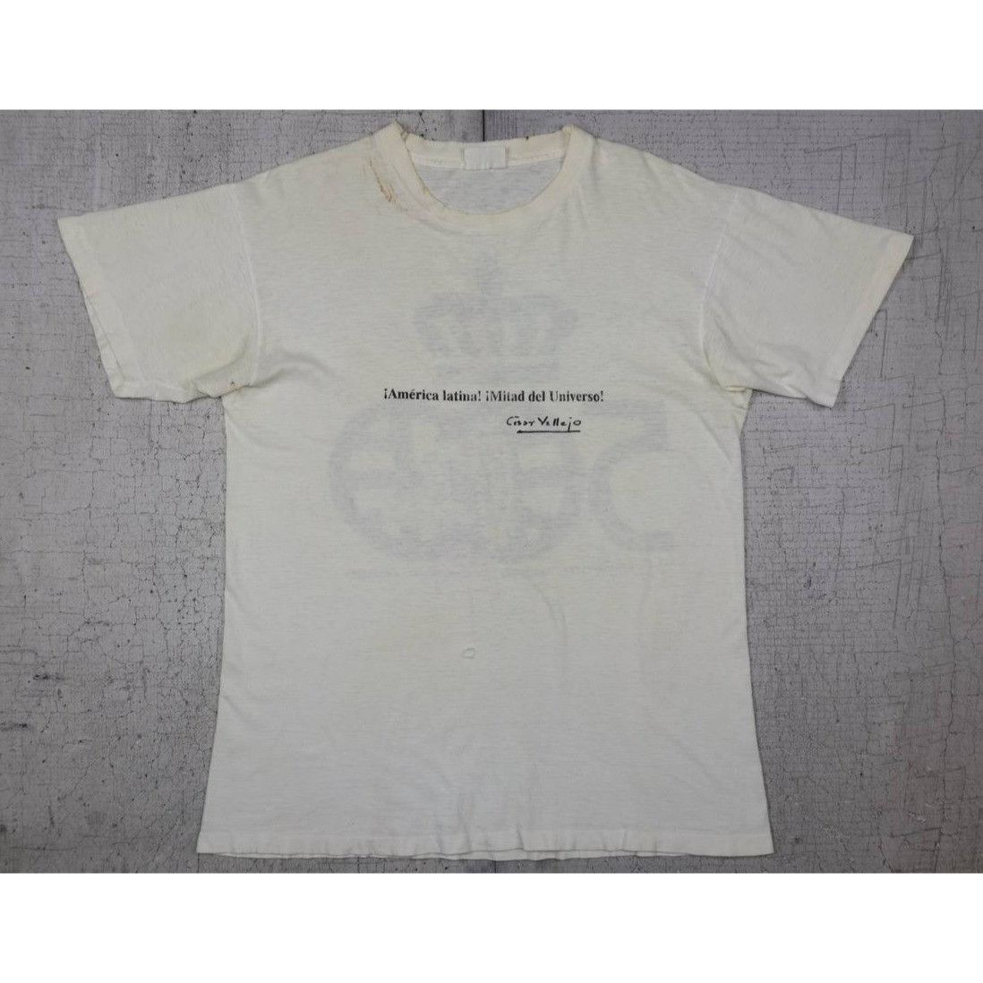 Vintage Vtg 500 Movimiento Negro Francisco Congo Activist T-Shirt Size US S / EU 44-46 / 1 - 2 Thumbnail