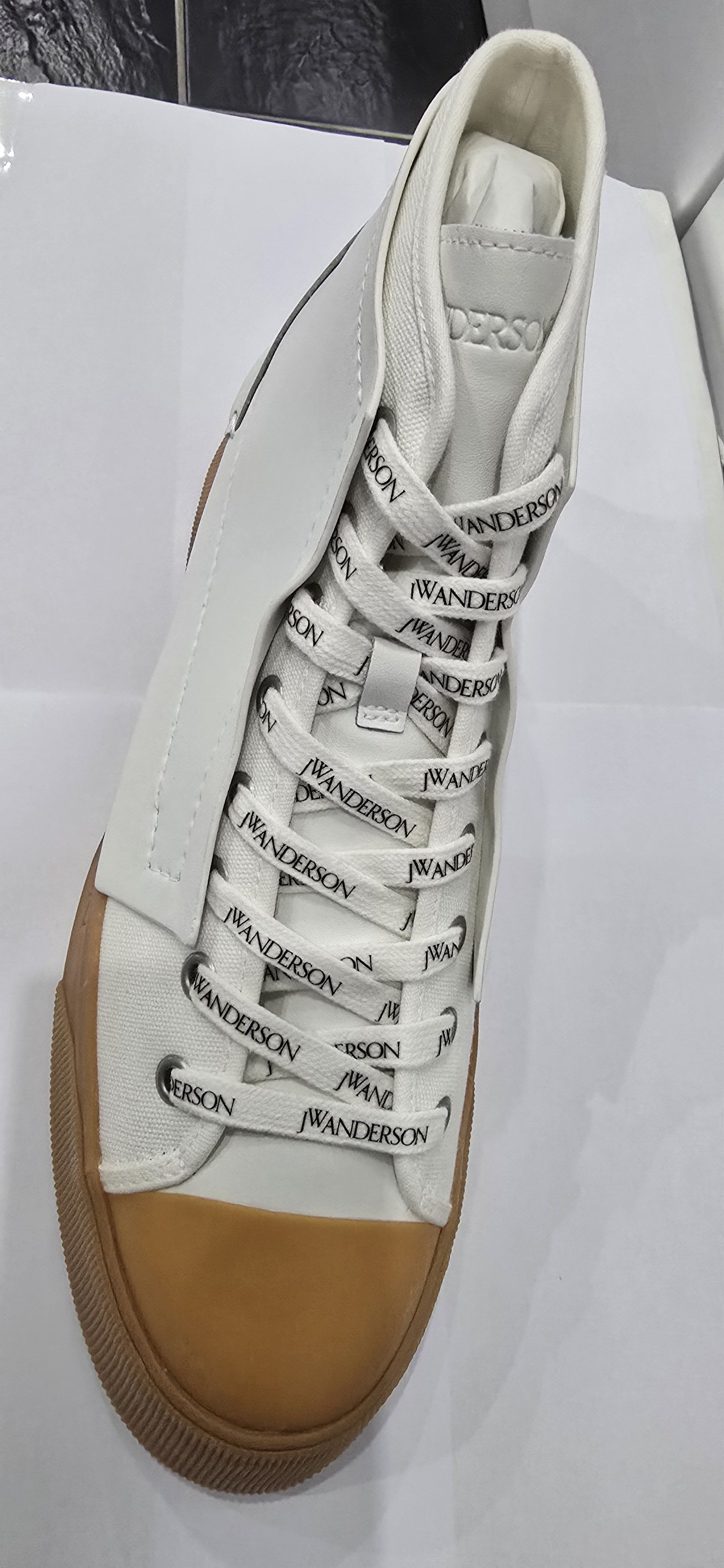 JW Anderson Chunky High-Top Sneakers – White / Gum Sole RRP $450 Size US 9 / IT 39 - 6 Thumbnail