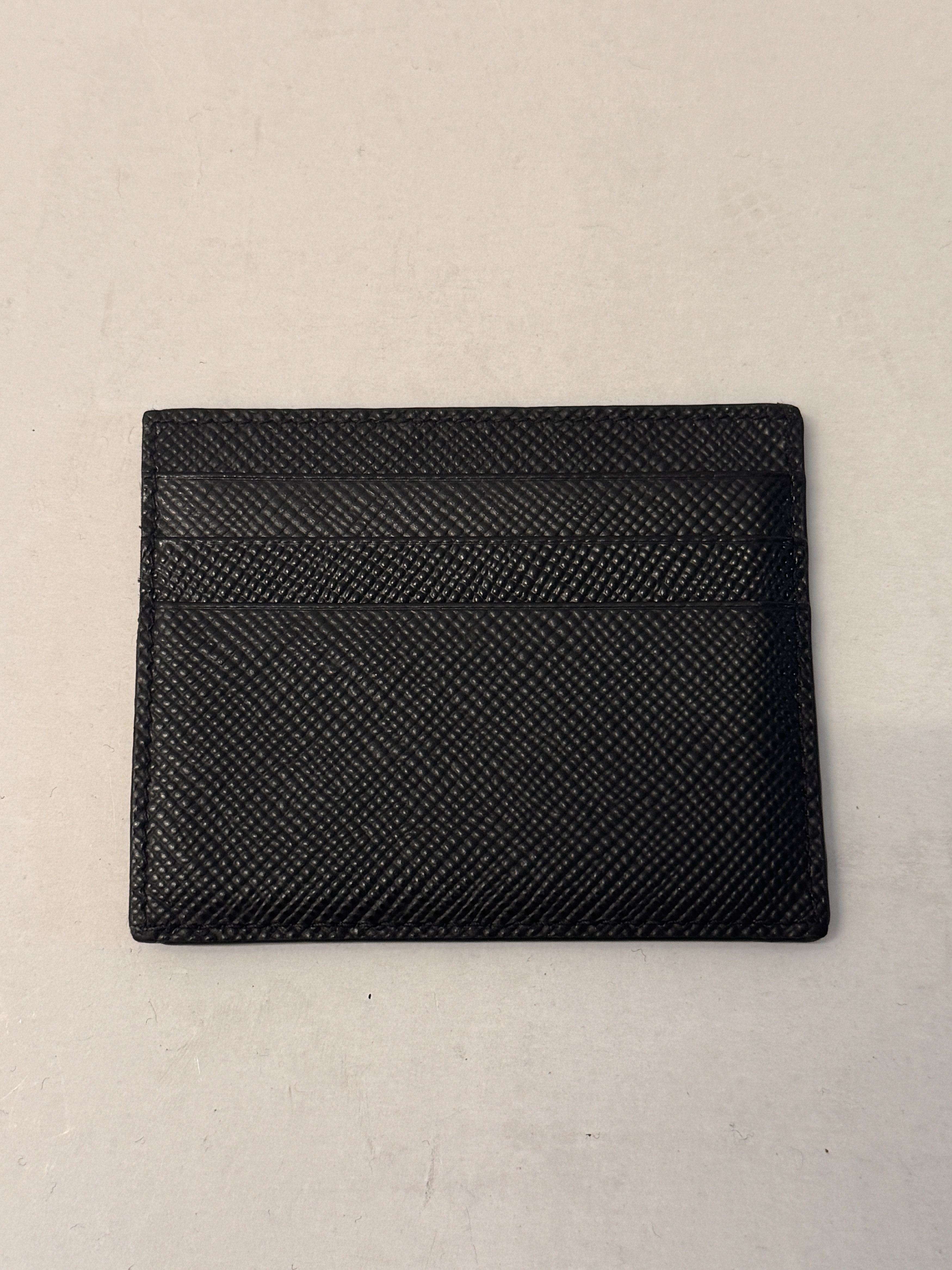 Prada Prada Wallet Cardholder Darklue Saffiano Leather Size ONE SIZE - 4 Thumbnail