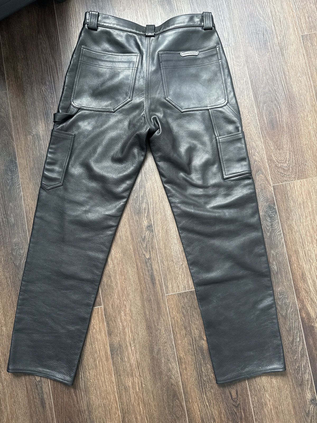Chrome Hearts Chrome heart leather jeans Size US 30 / EU 46 - 3 Thumbnail
