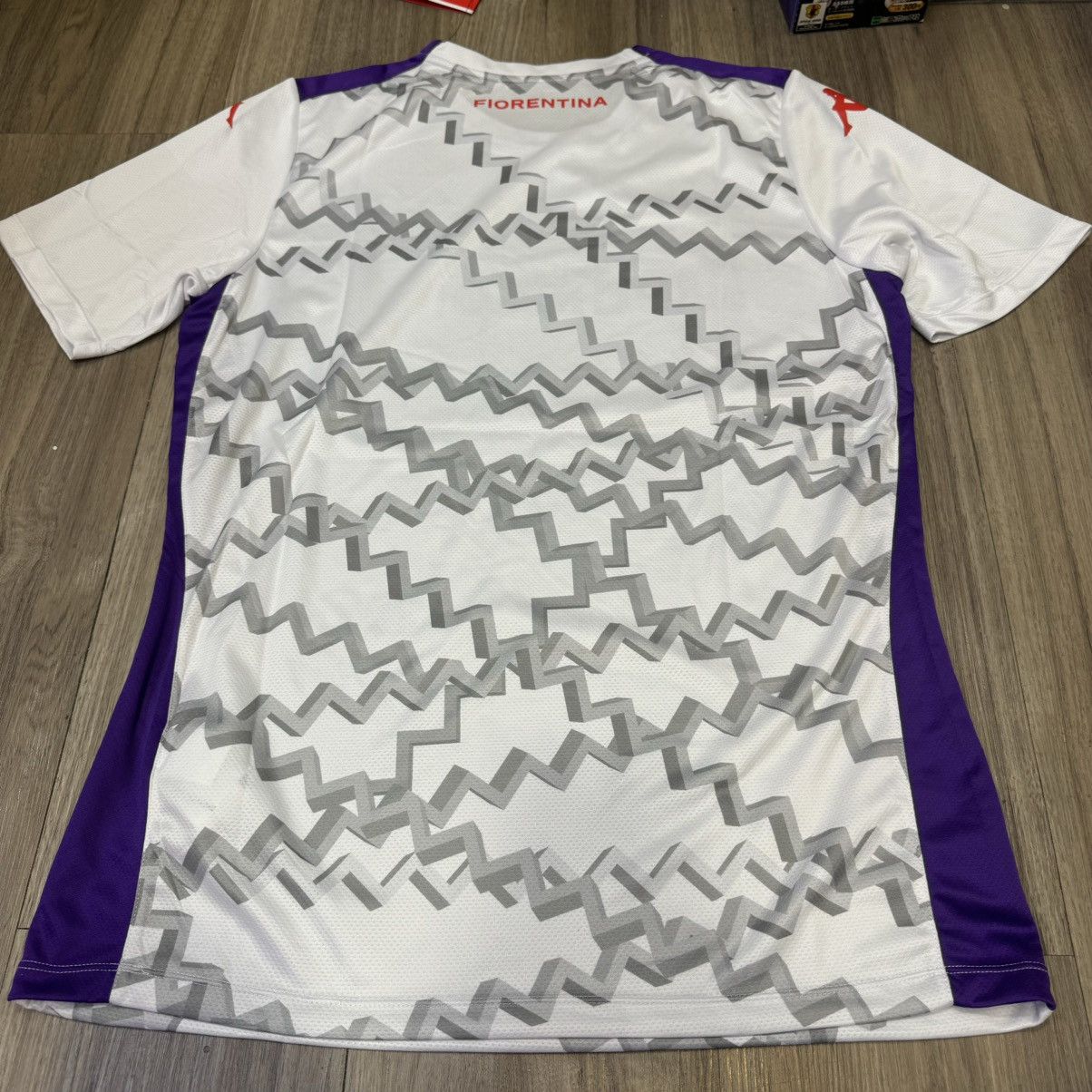 Kappa Fiorentina 24/25 white colour training jersey (Bnwt) Size US L / EU 52-54 / 3 - 2 Thumbnail