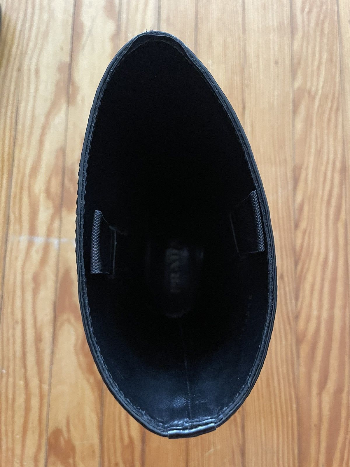 Prada Prada Brushed Finish Mid Calf Boot Archive Re Release Black Size US 9.5 / EU 42-43 - 5 Thumbnail