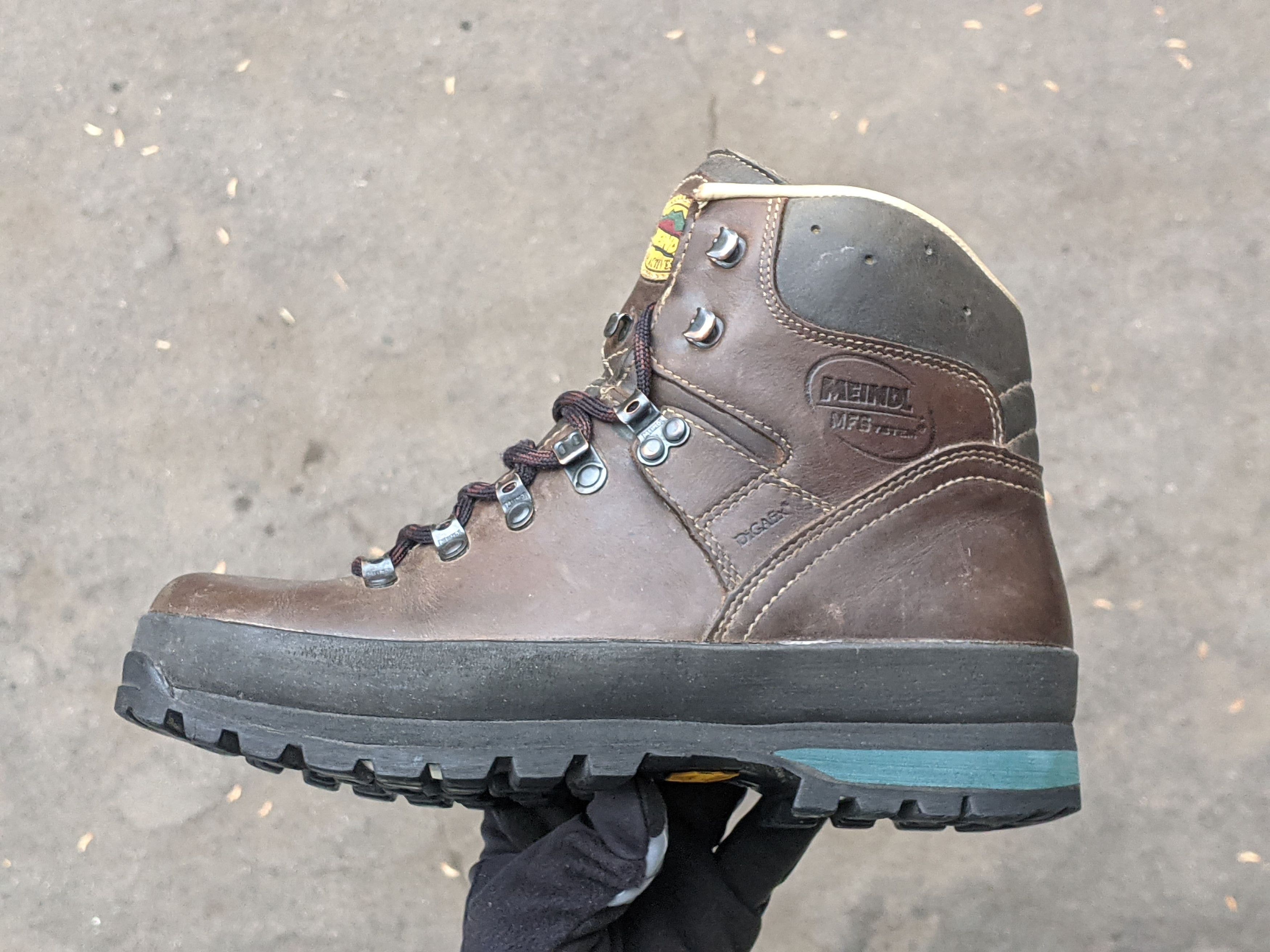 LOWA Meindl Leather Hiking Boots LaSportiva Scarpa Vibram Vintage Size US 8 / EU 41 - 3 Thumbnail