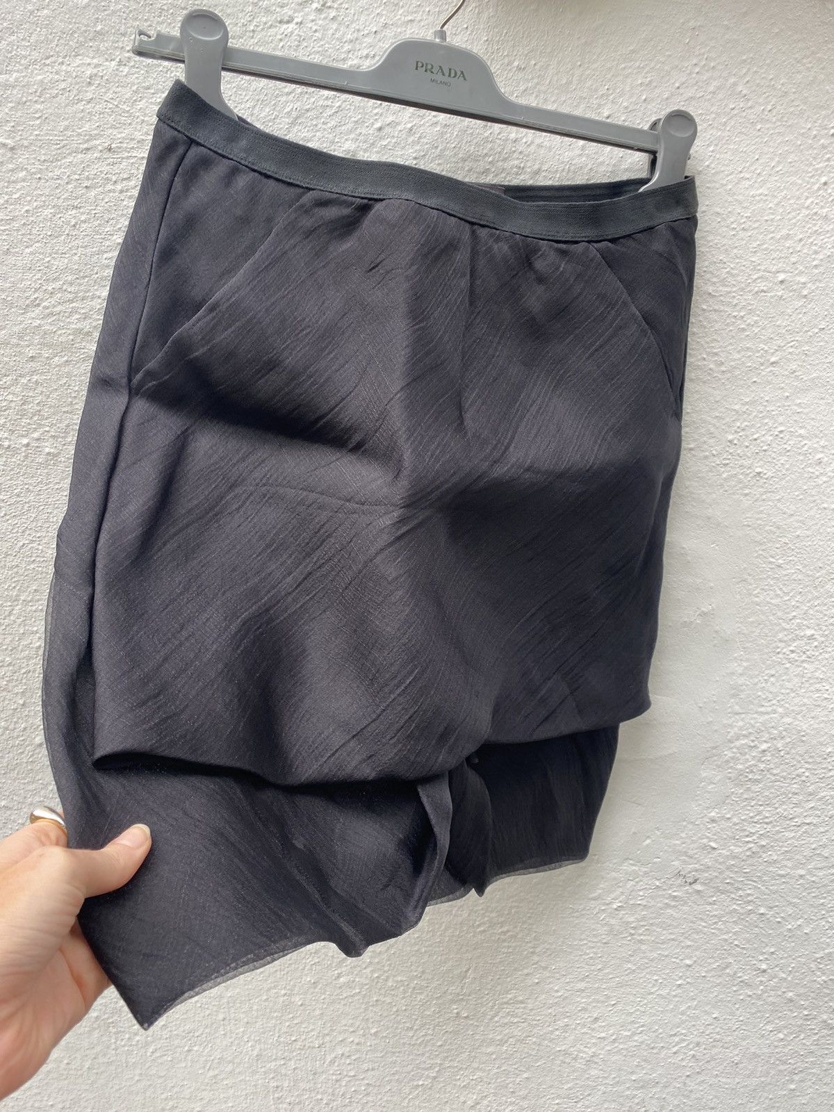 Rick Owens Rick Owens ANTHEM SS11 Silk Skort Size 28" / US 6 / IT 42 - 4 Thumbnail