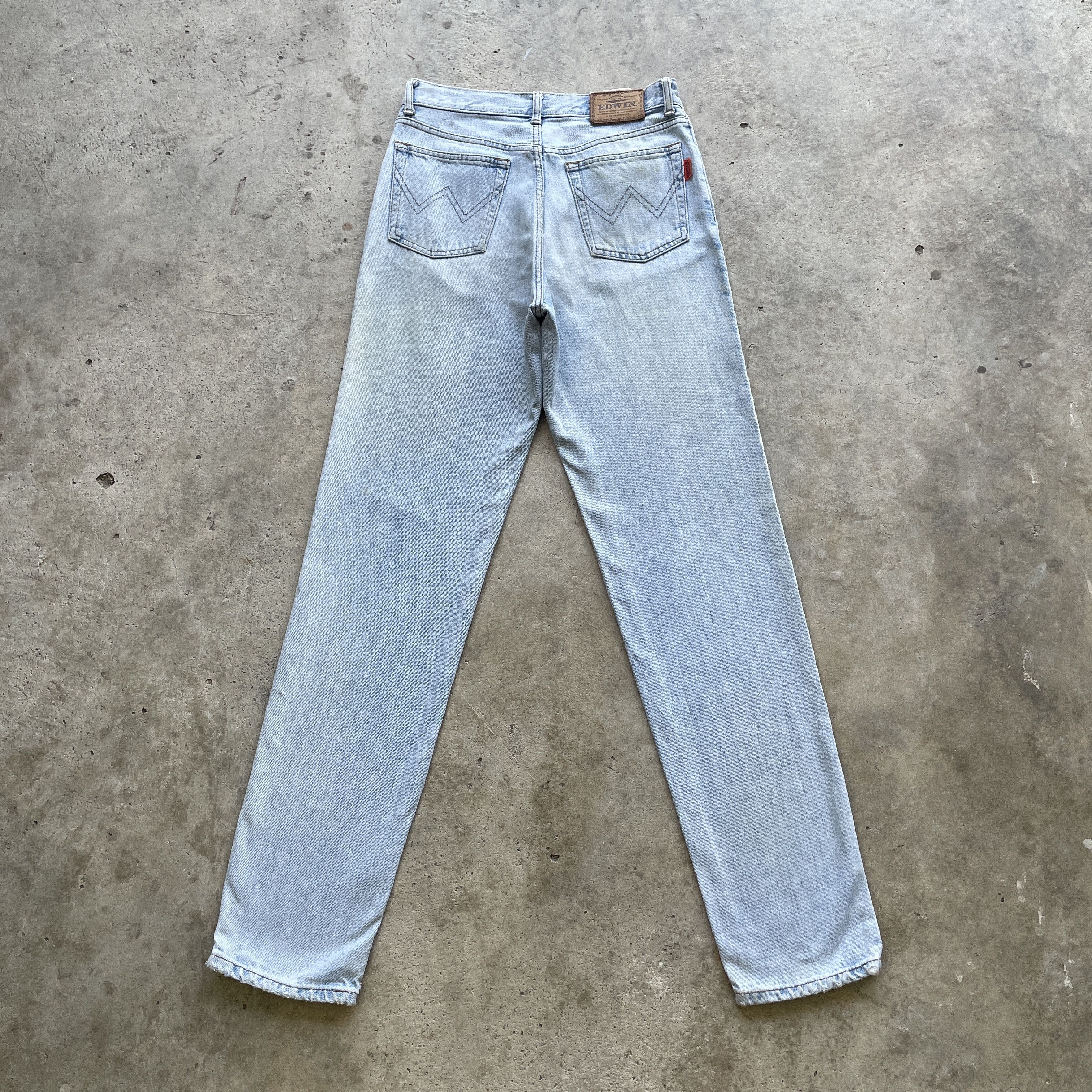 Edwin VINTAGE EDWIN JEANS FADED DISTRESSED WASH DENIM PANTS W28 Size US 28 / EU 44 - 11 Thumbnail