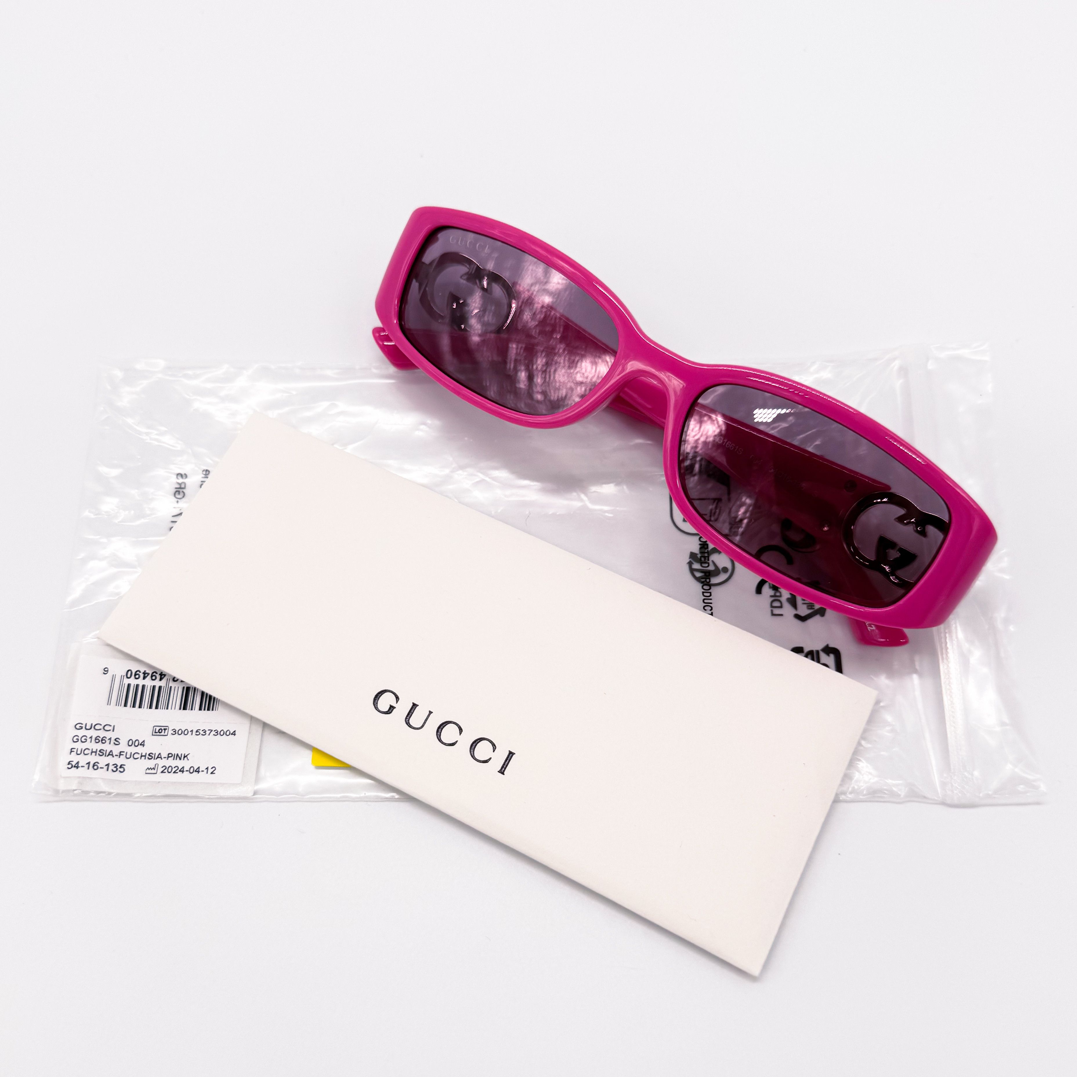 Gucci NEW GUCCI GG1661S 004 PINK WOMEN SUNGLASSES GUCCI Size ONE SIZE - 11 Thumbnail